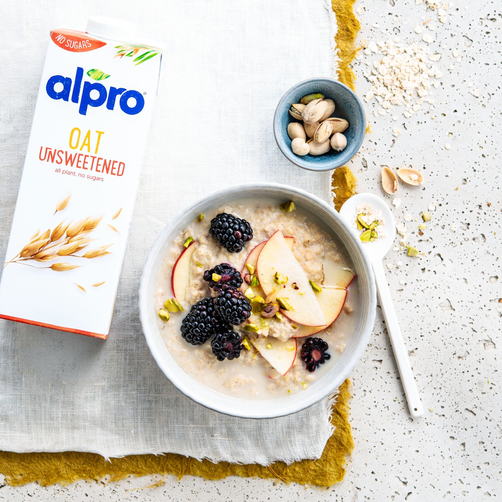 Alpro Şekersiz Yulaf İçeceği 1 L - Görsel 5