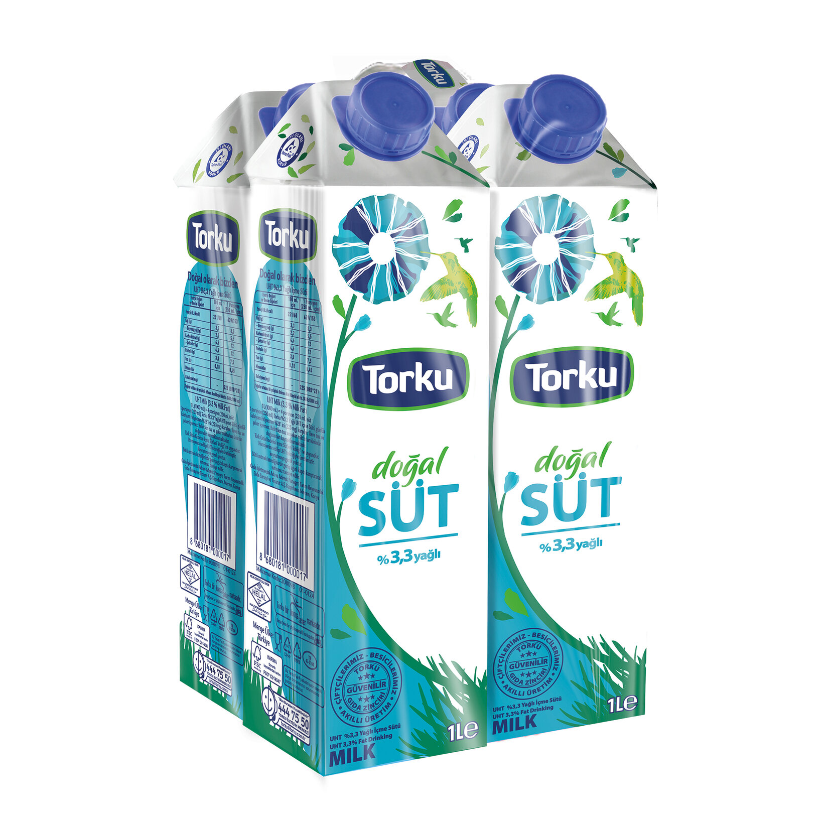 Torku Süt 4 x 1 L