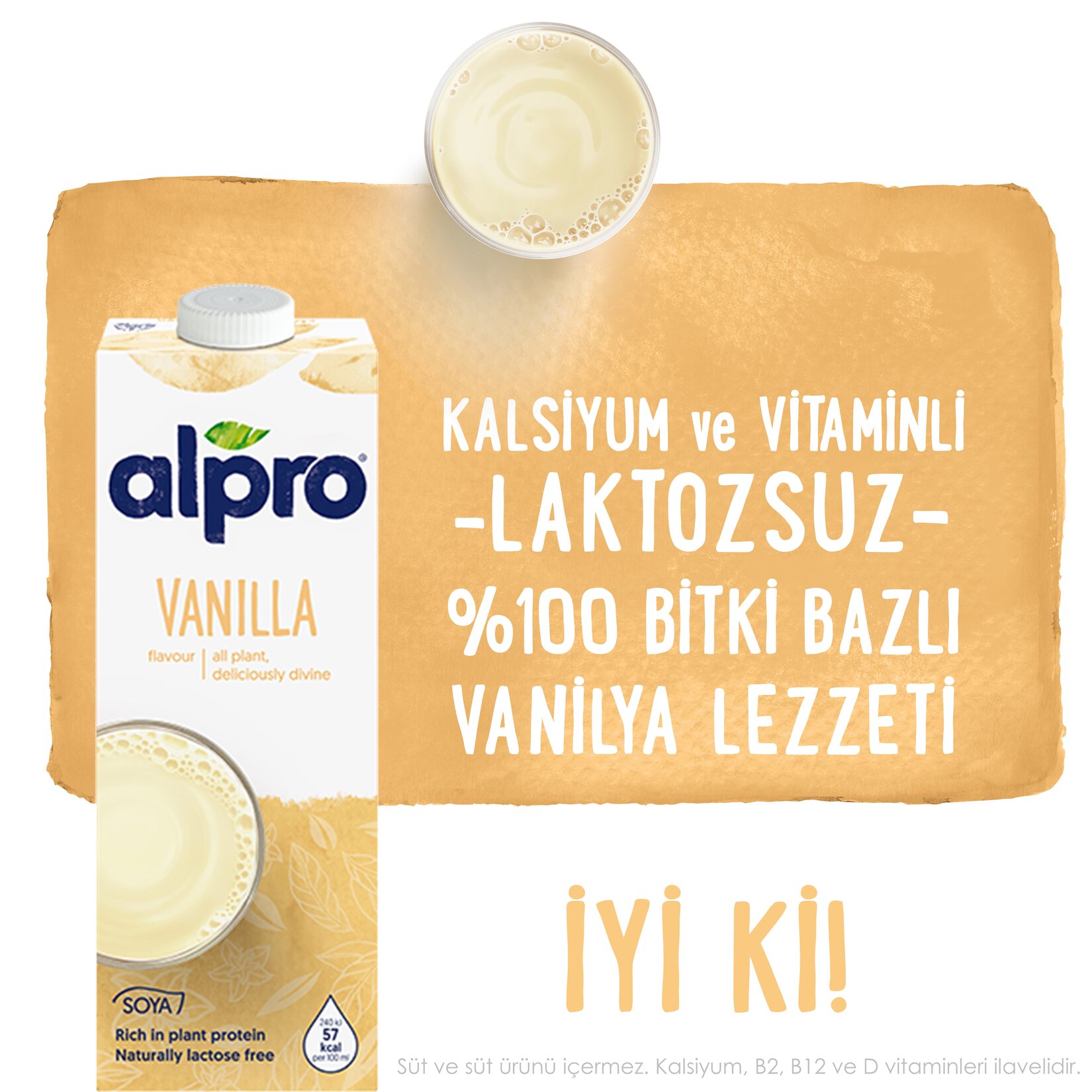 Alpro Vanilyalı Soya İçeceği 1 L - Görsel 3