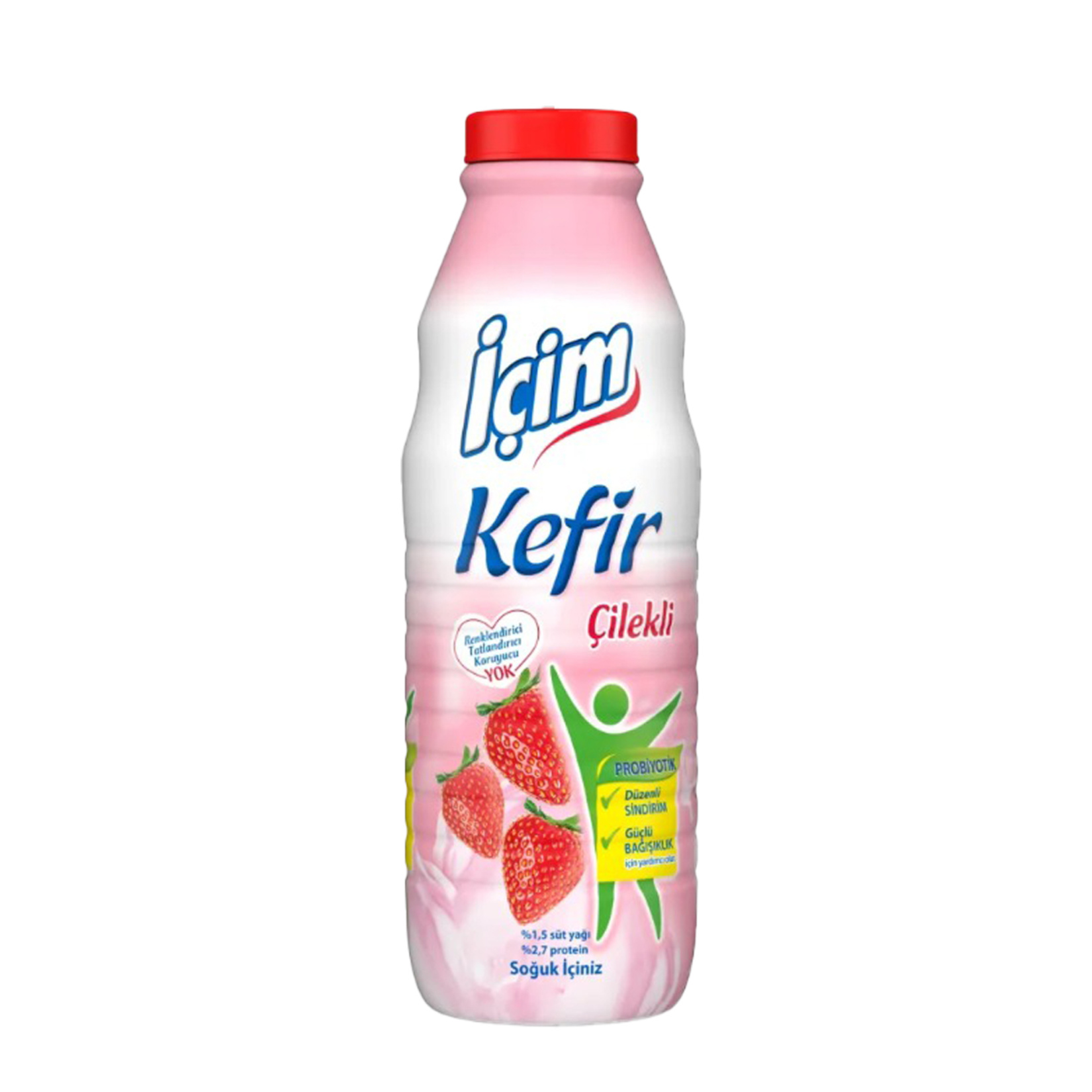 İçim Çilekli Kefir 1 L
