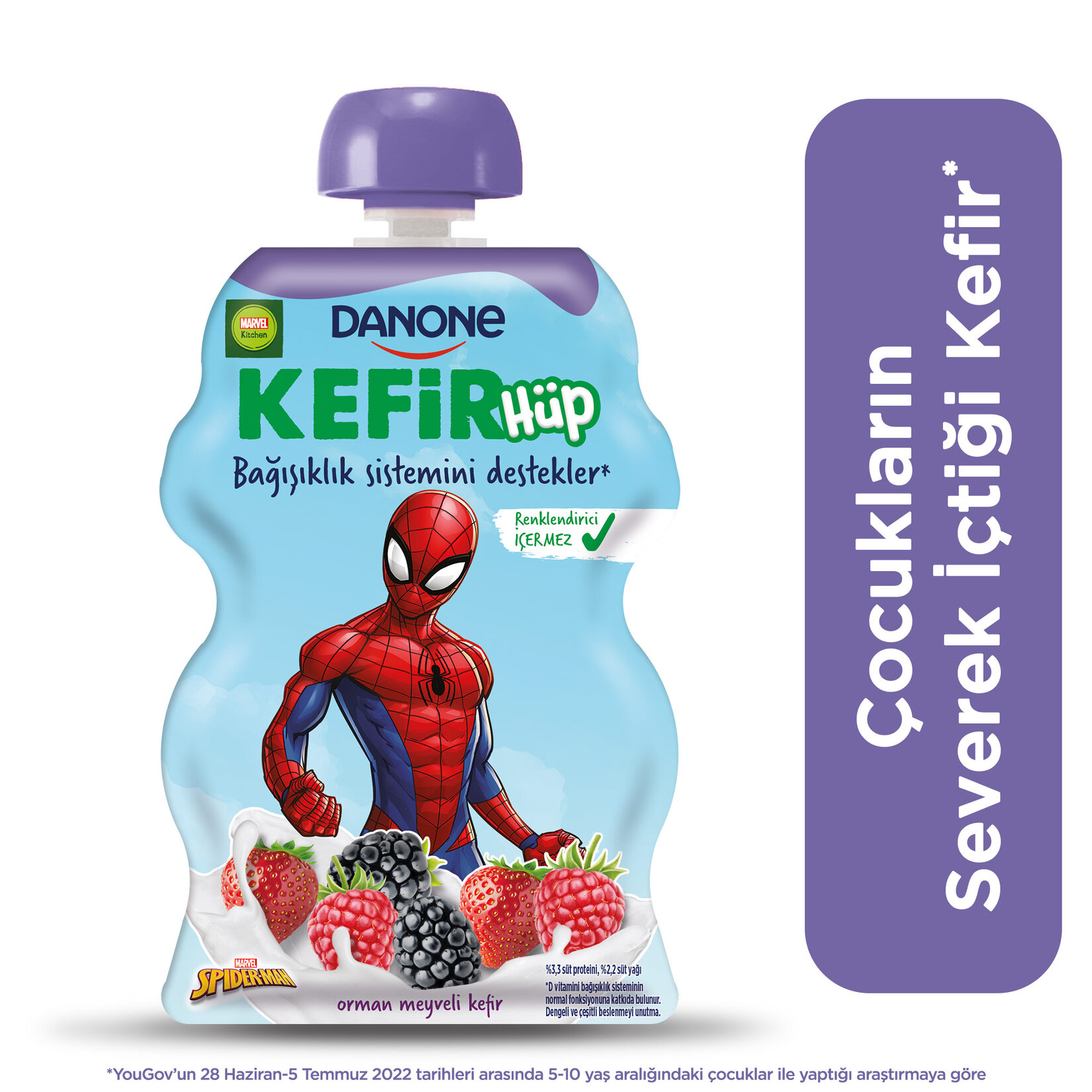 Danone Disney Kefirhüp Orman Meyveli 70G - Görsel 2