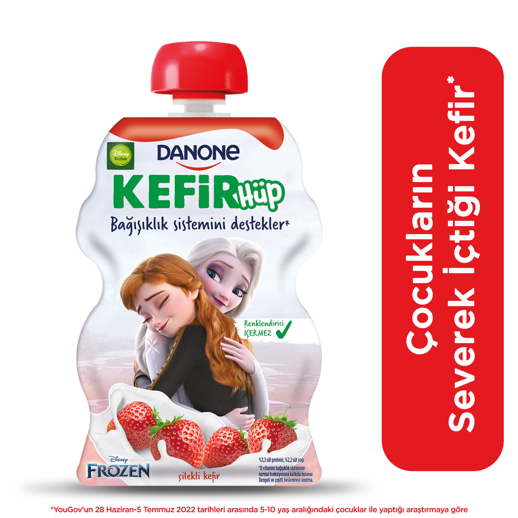 Danone Disney Kefirhüp Çilekli 70G - Görsel 2