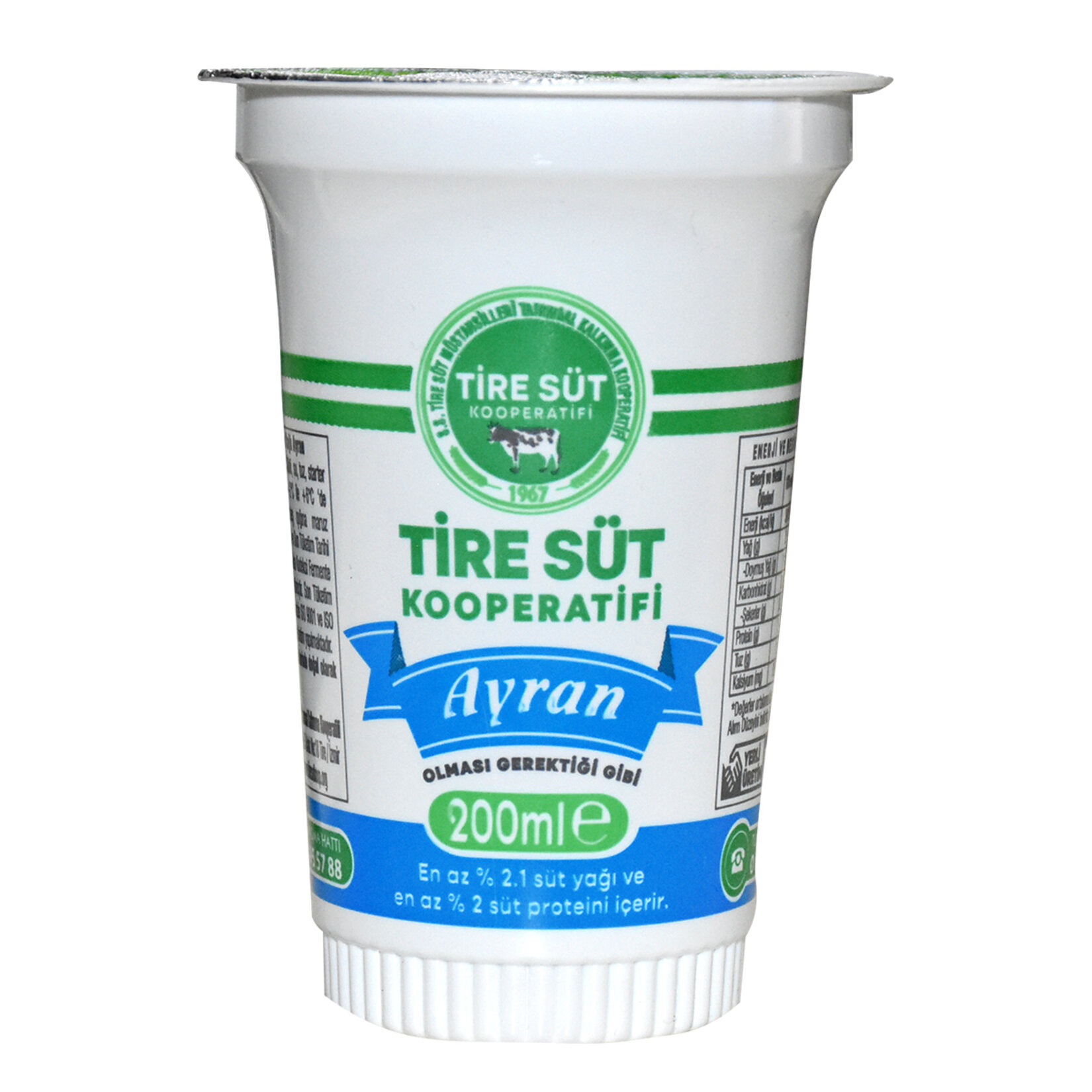 Tire Süt Kooperatifi Ayran 200Ml
