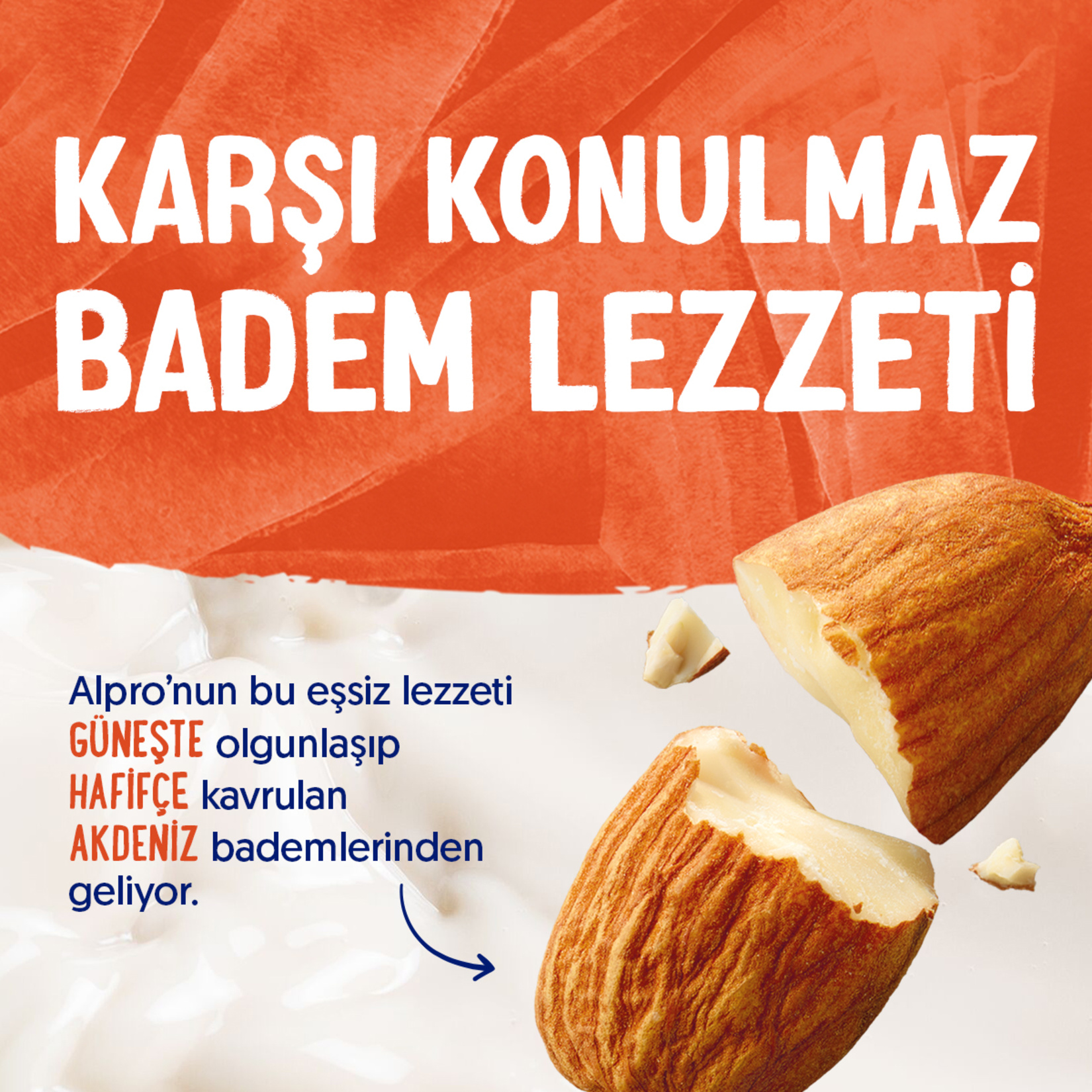 Alpro Şekersiz Badem İçeceği 1 L - Görsel 4