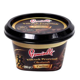 Premiale Yüksek Proteinli Belçika Çikolatalı Puding 200 g