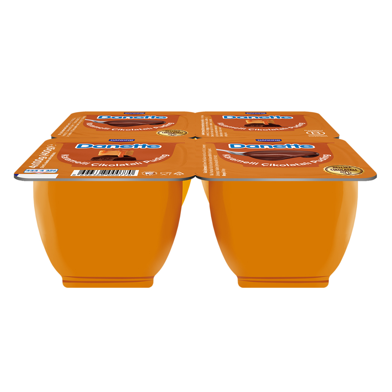 Danette Karamelli Çikolatalı Puding 4 x 100 G