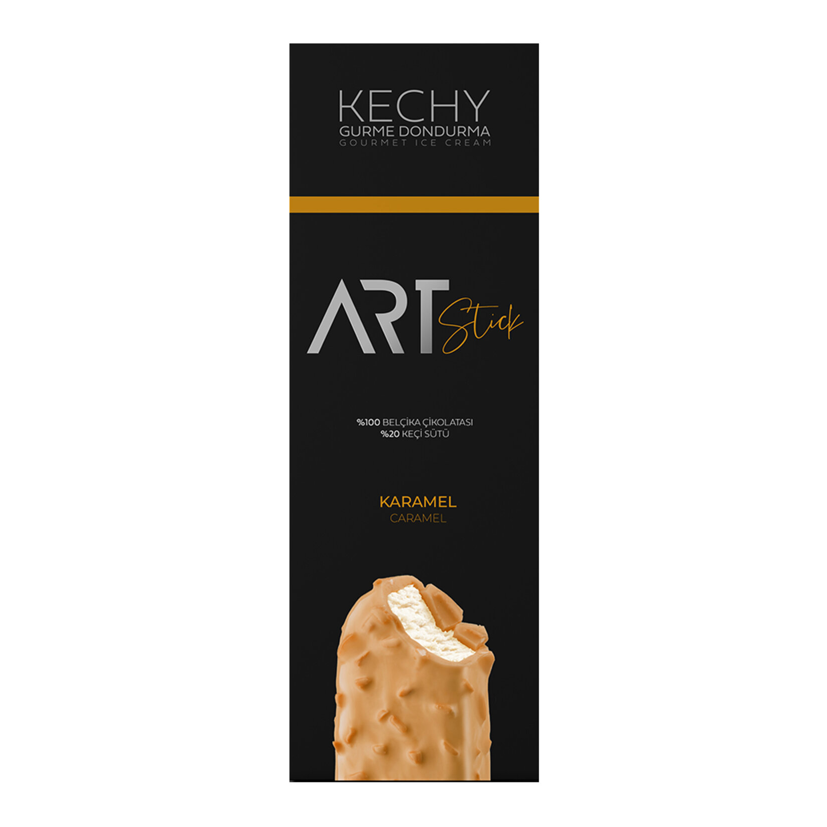 Kechy Gurme Dondurma Karamel Art Stick 100Ml