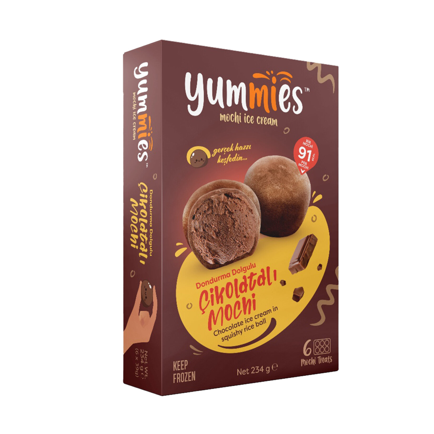 Yummies Çikolatalı Mochi 234 G