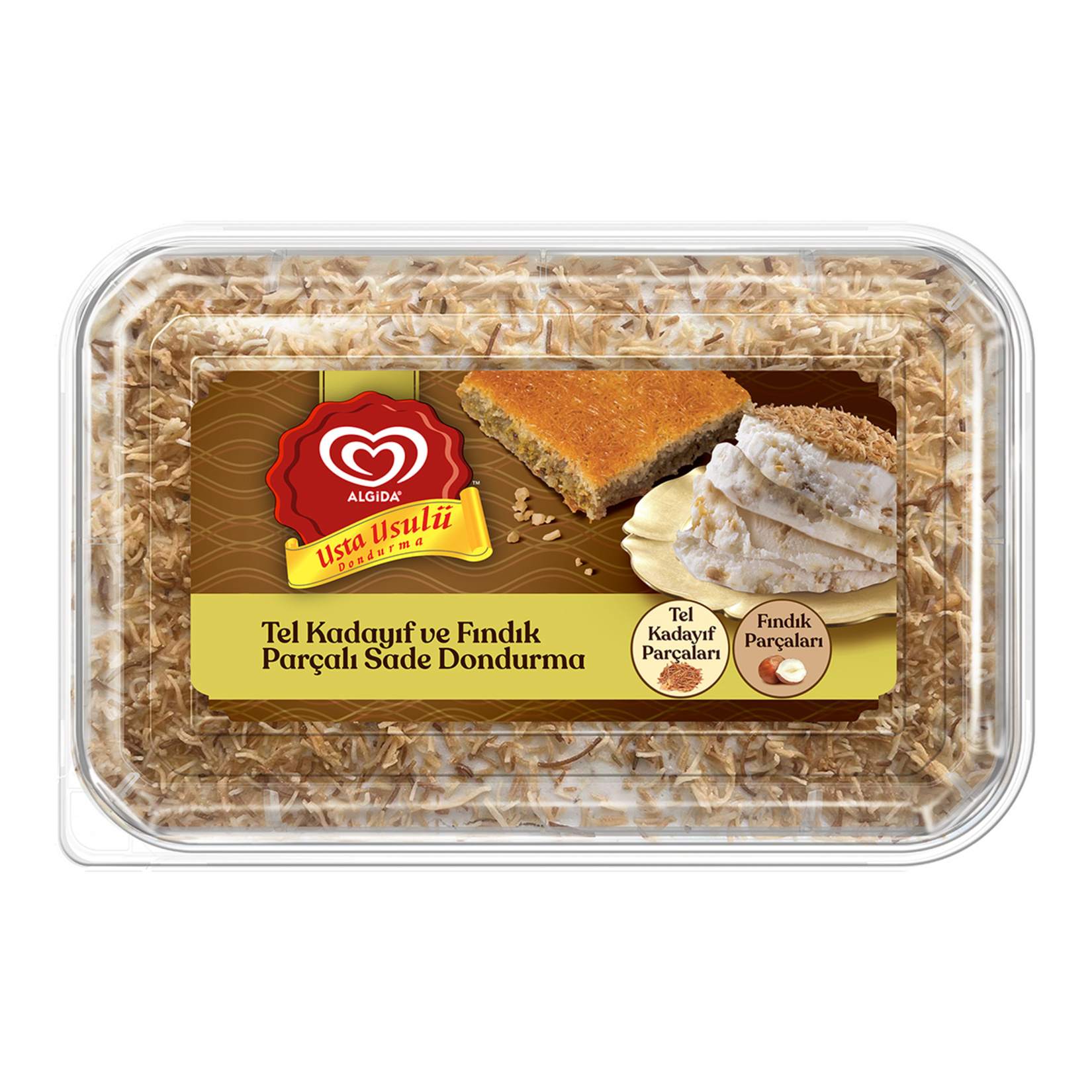 Algida Usta Usulü Tel Kadayıf 500 Ml - Görsel 1