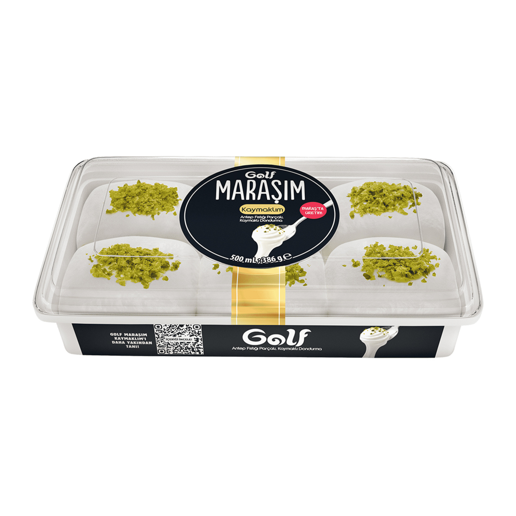 Golf Maraşım Kaymaklım Antef Fıstığı Kaymak 500 Ml - Görsel 1