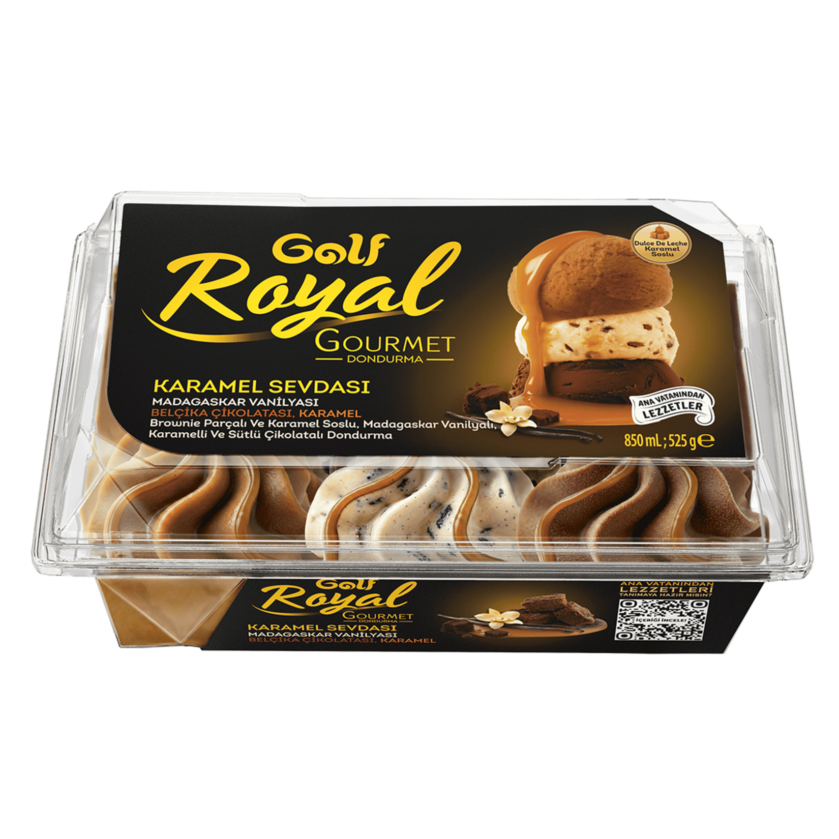 Golf Royal Gourmet Karamel Sevdası 850 Ml - Görsel 1
