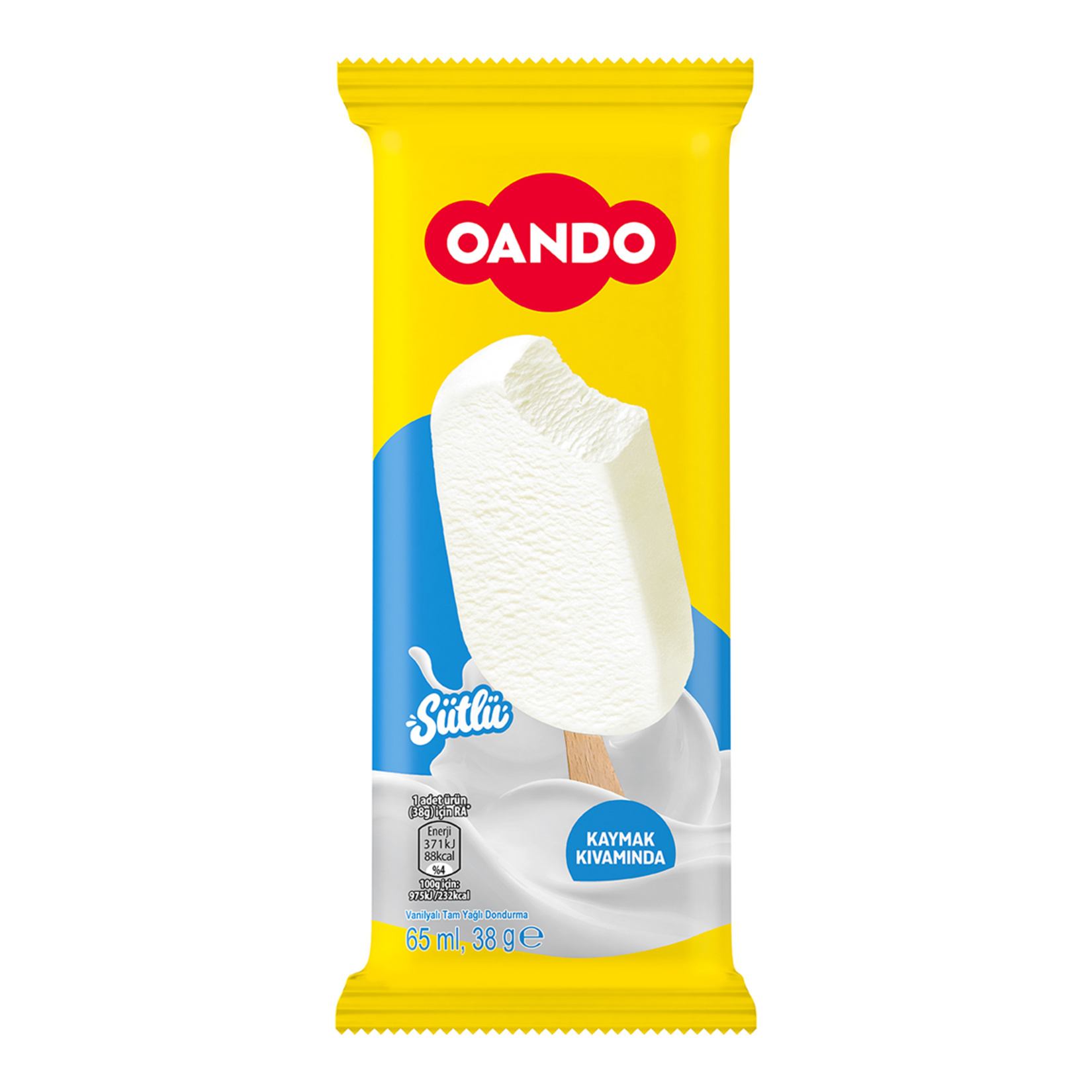 Oando Vanilyalı Stick Dondurma 65 Ml - Görsel 1