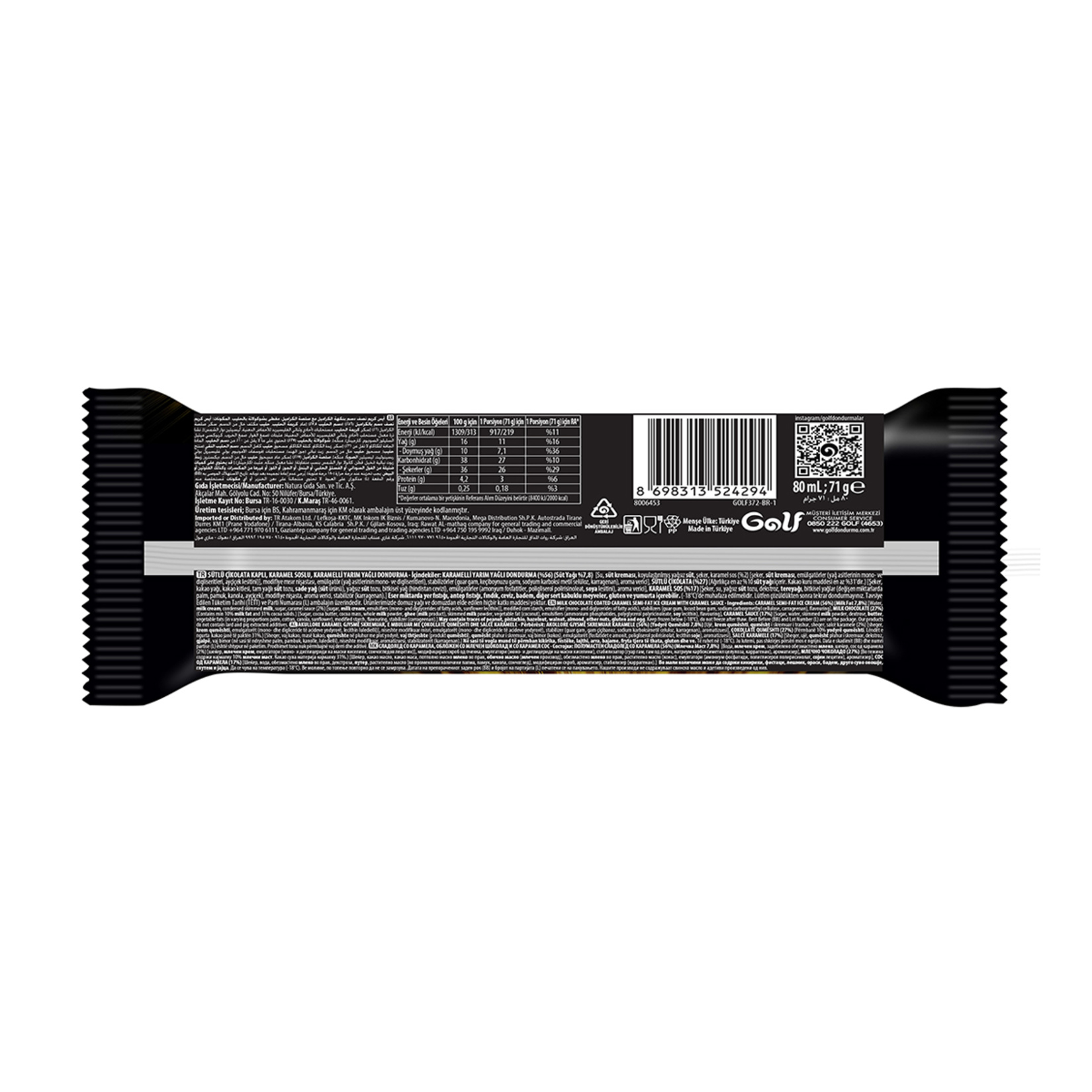 Golf Ülker Metro Dondurma 80 Ml - Görsel 2