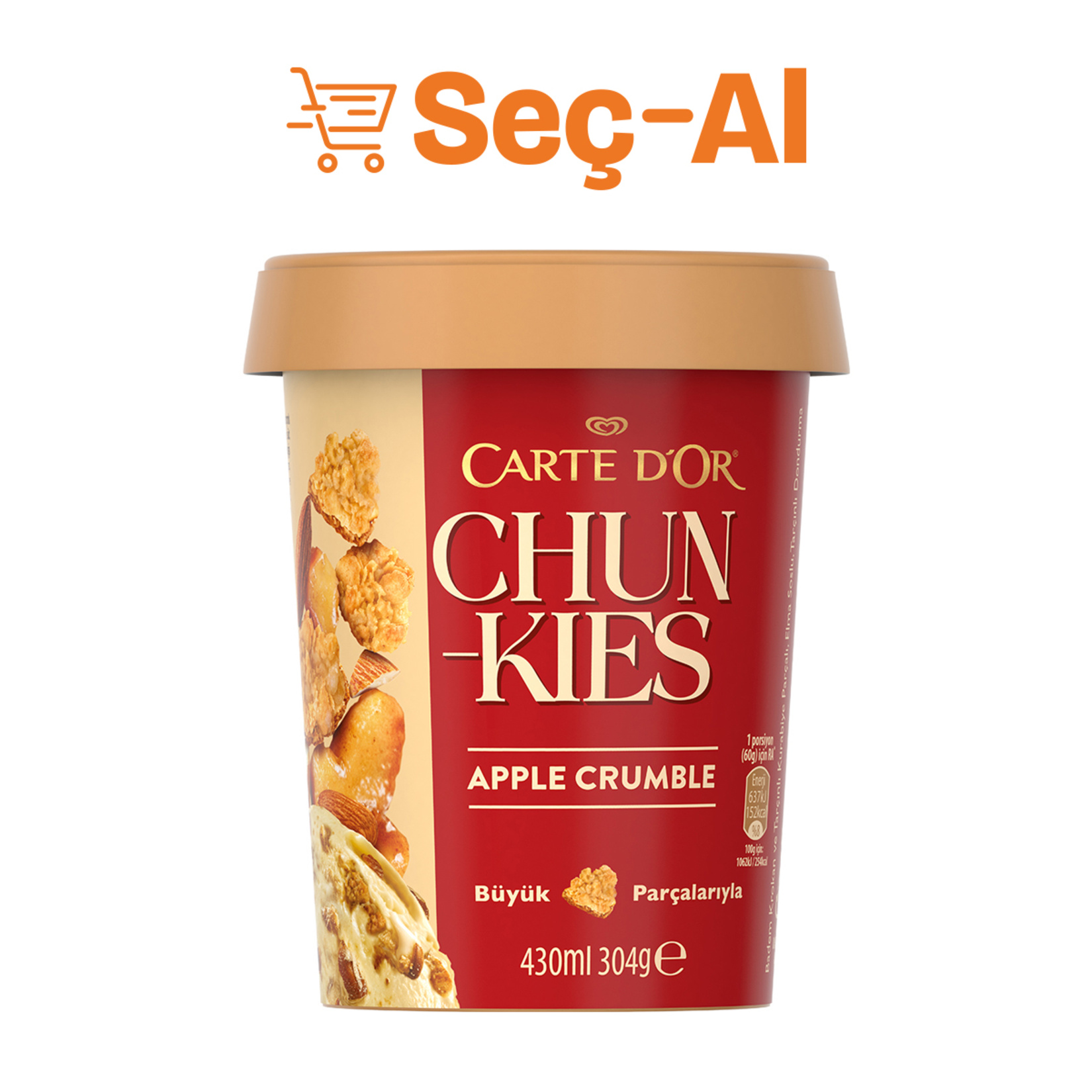 Carte D'or Chunkies Apple Crumble 430 Ml