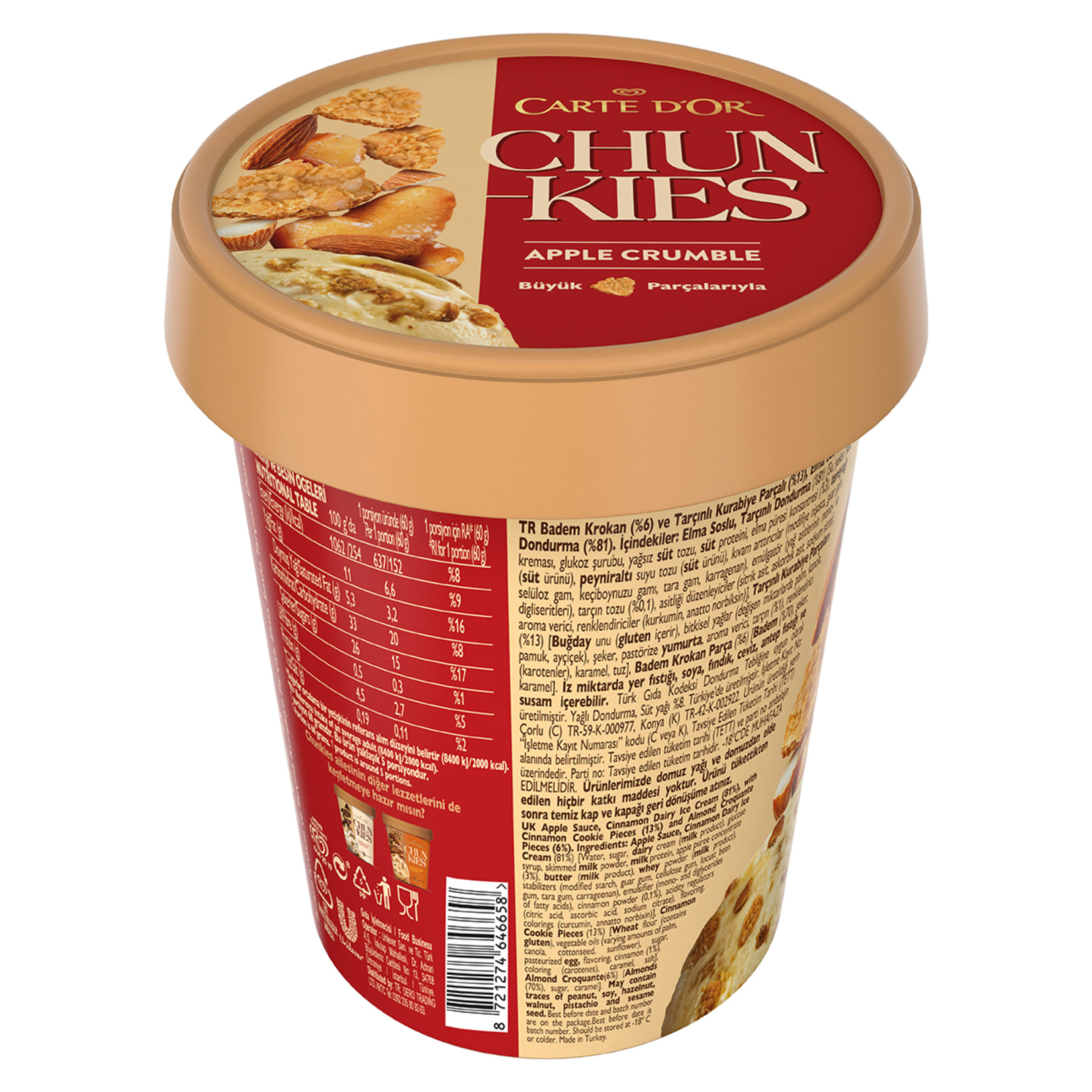 Carte D'or Chunkies Apple Crumble 430 Ml - Görsel 3