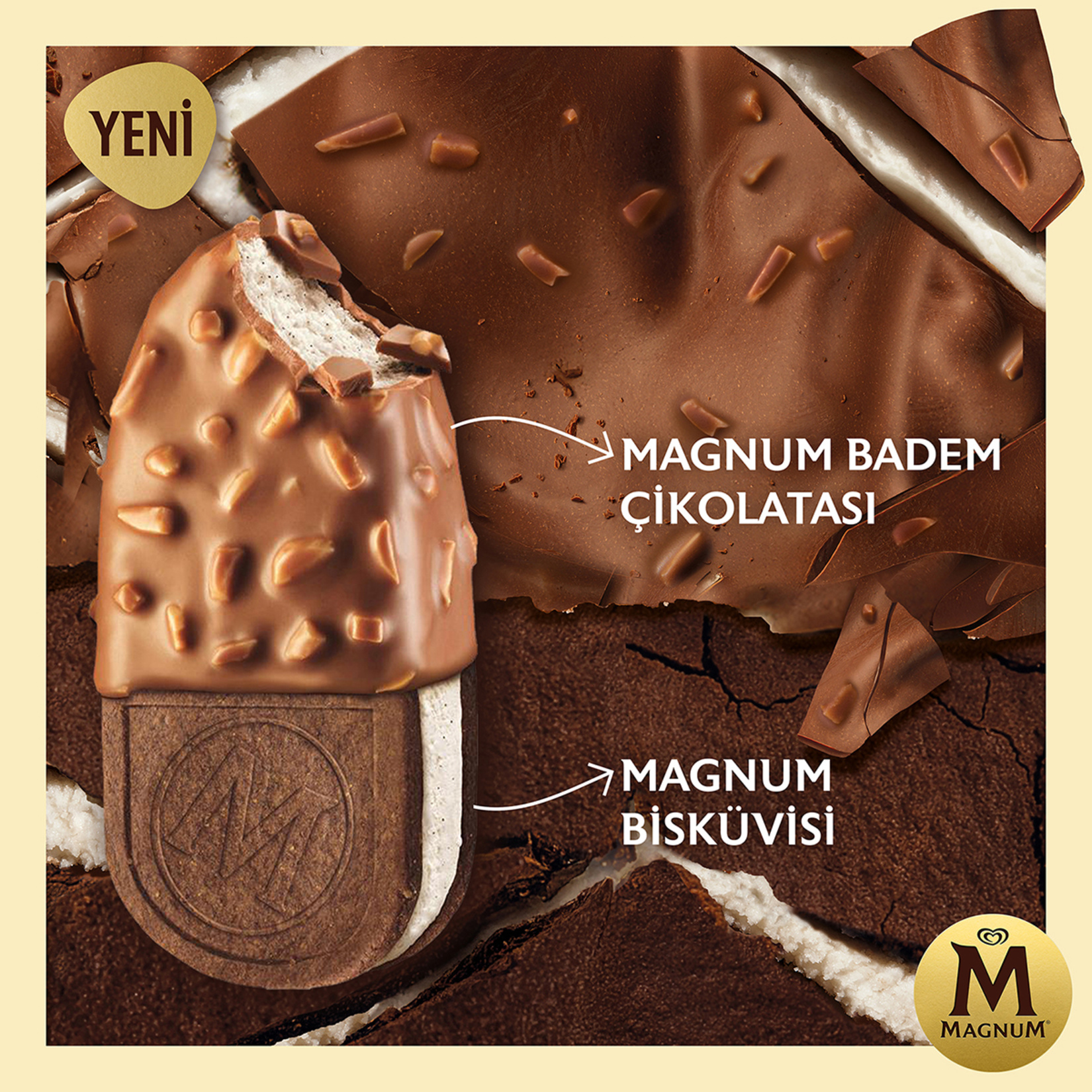 Magnum Sandwich Badem 140 Ml - Görsel 4