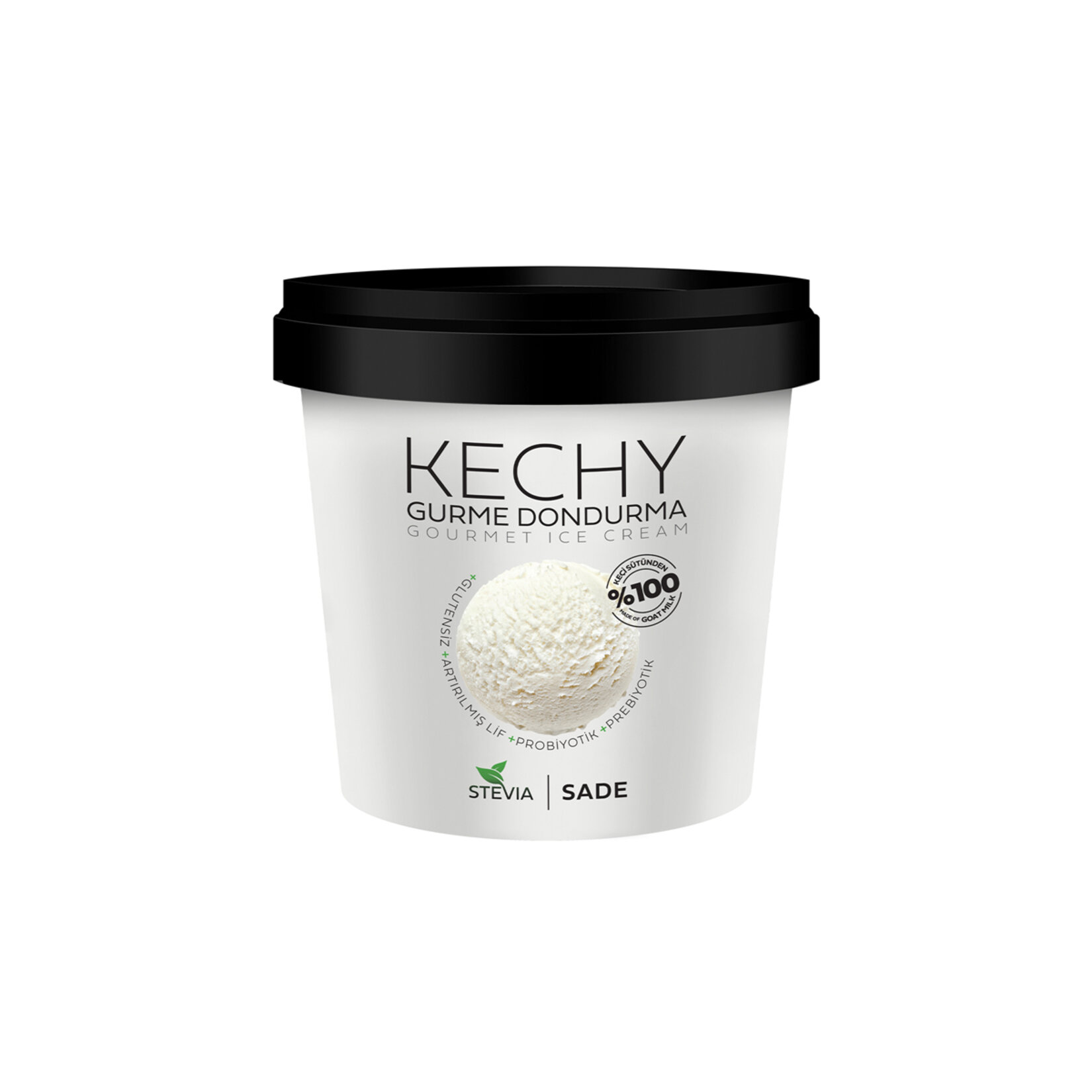 Kechy Gurme Dondurma Stevia 500 Ml