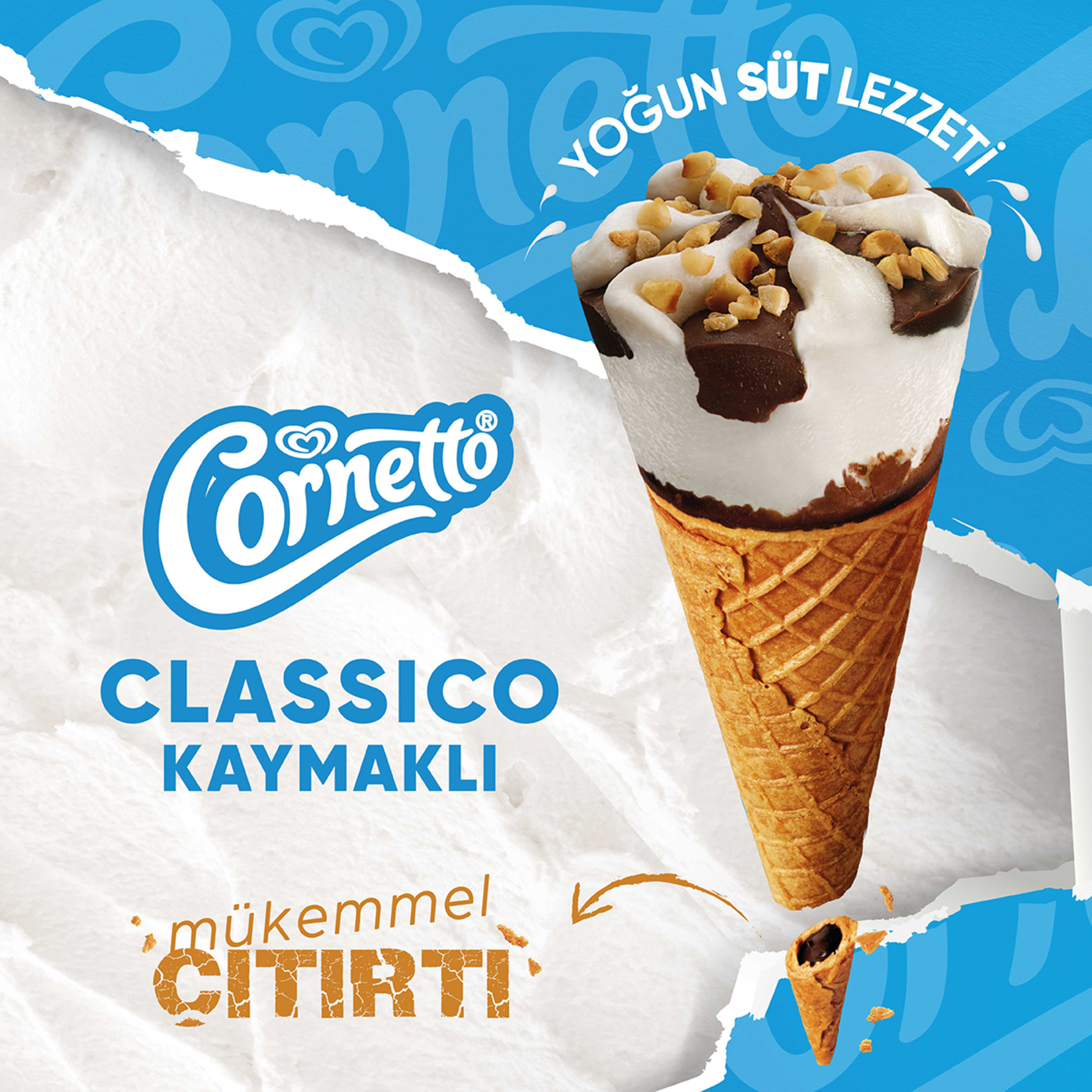 Cornetto Classico Kaymak 125 Ml - Görsel 3
