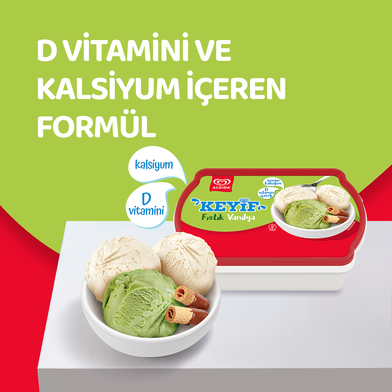 Algida Keyif Fıstık - Vanilya 750 Ml - Görsel 2