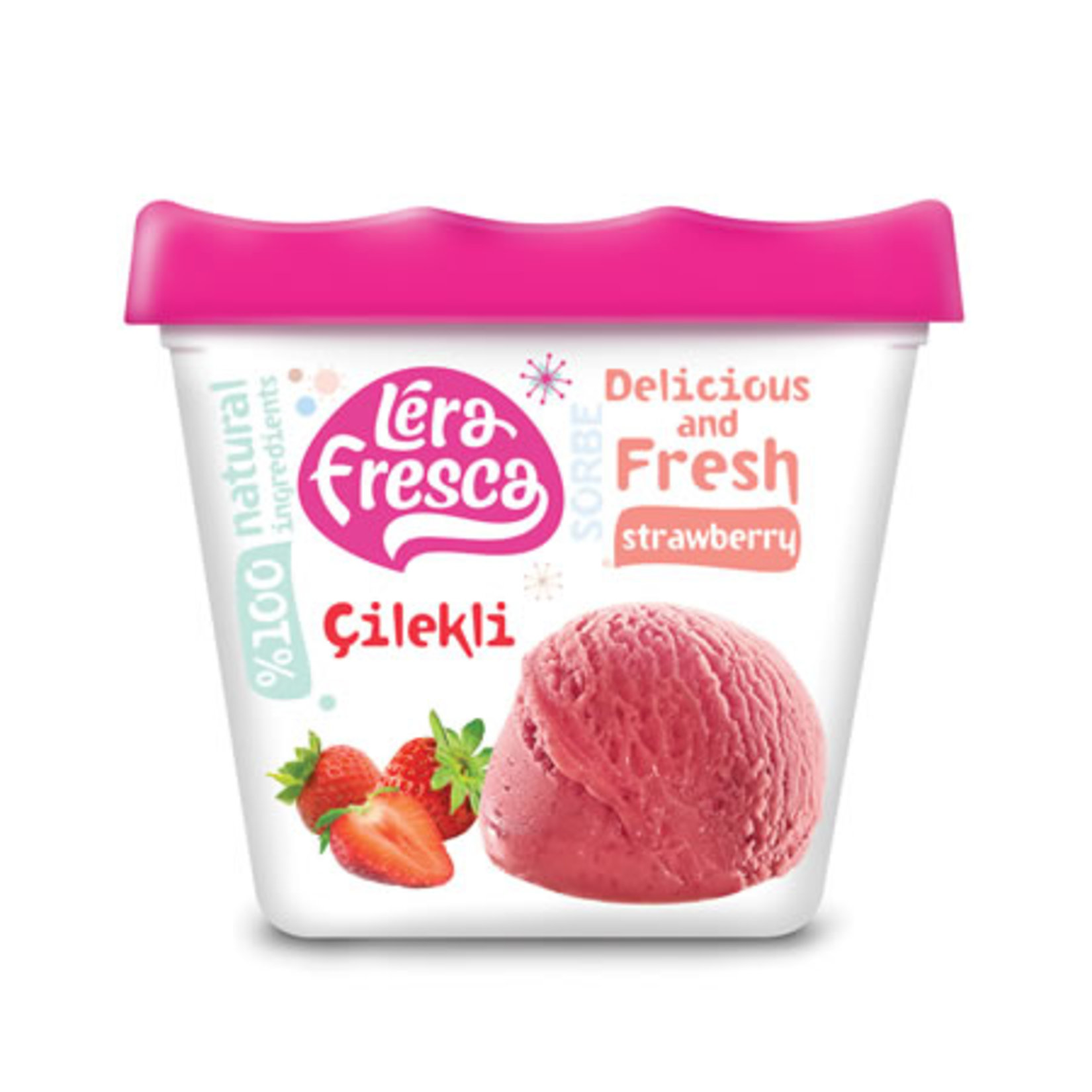 L'era Fresca Çilekli Dondurma 500 Ml