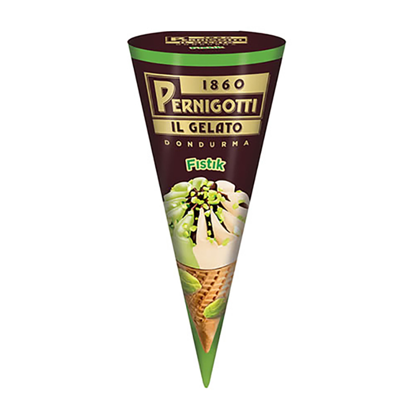 Pernigotti Gelato Sade & Fıstıklı Kornet 125 Ml