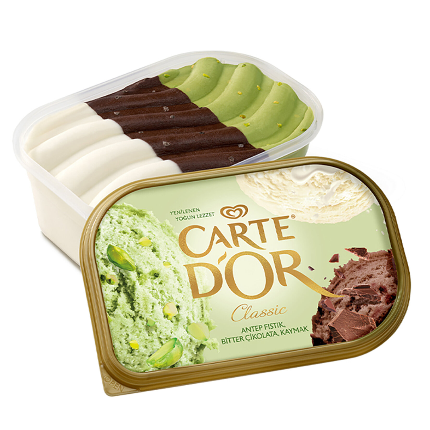 Carte d'Or Classic Bitter Çikolata-Kaymak-Antep Fıstık 926Ml
