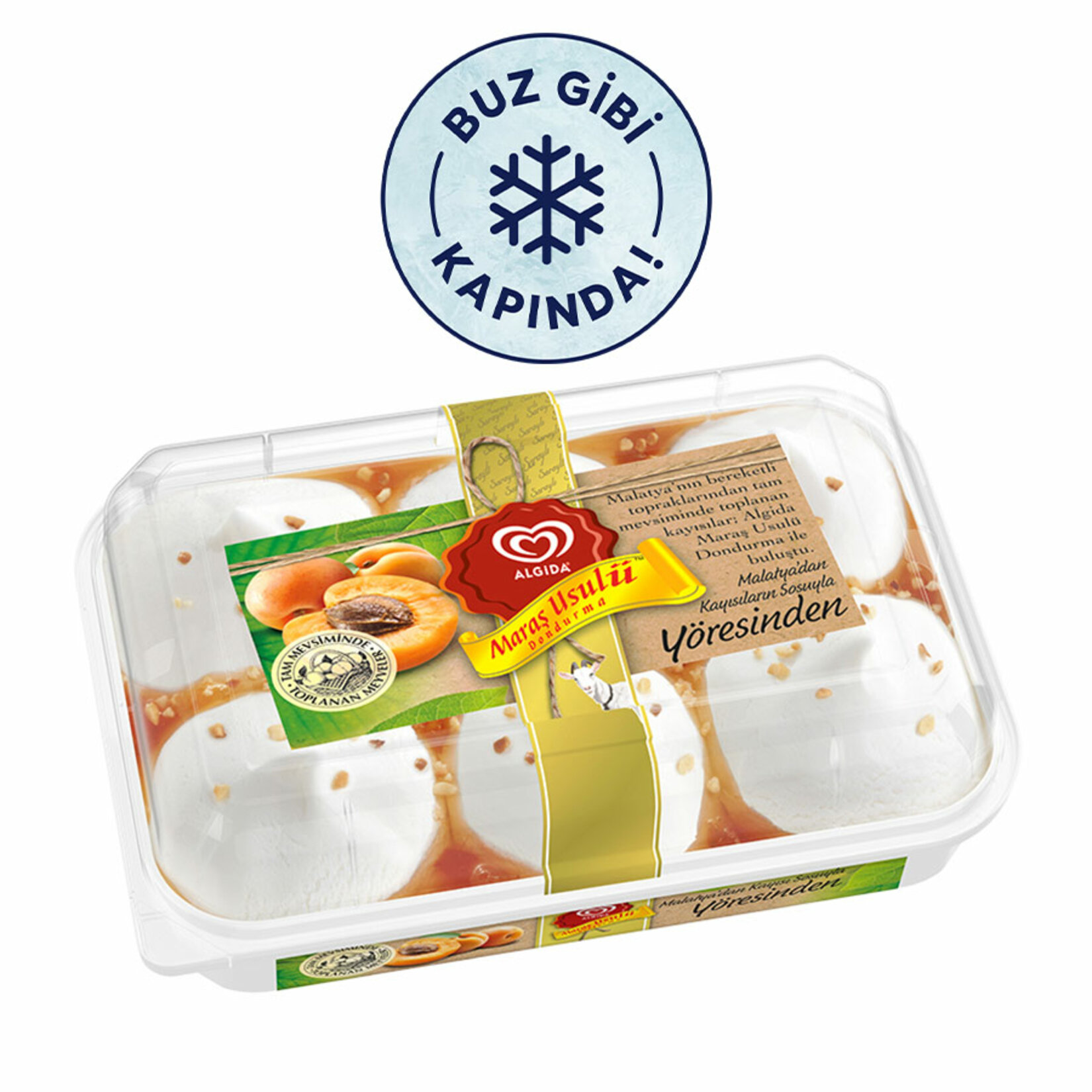 Algida Maraş Malatya Kayısı Soslu 500 Ml