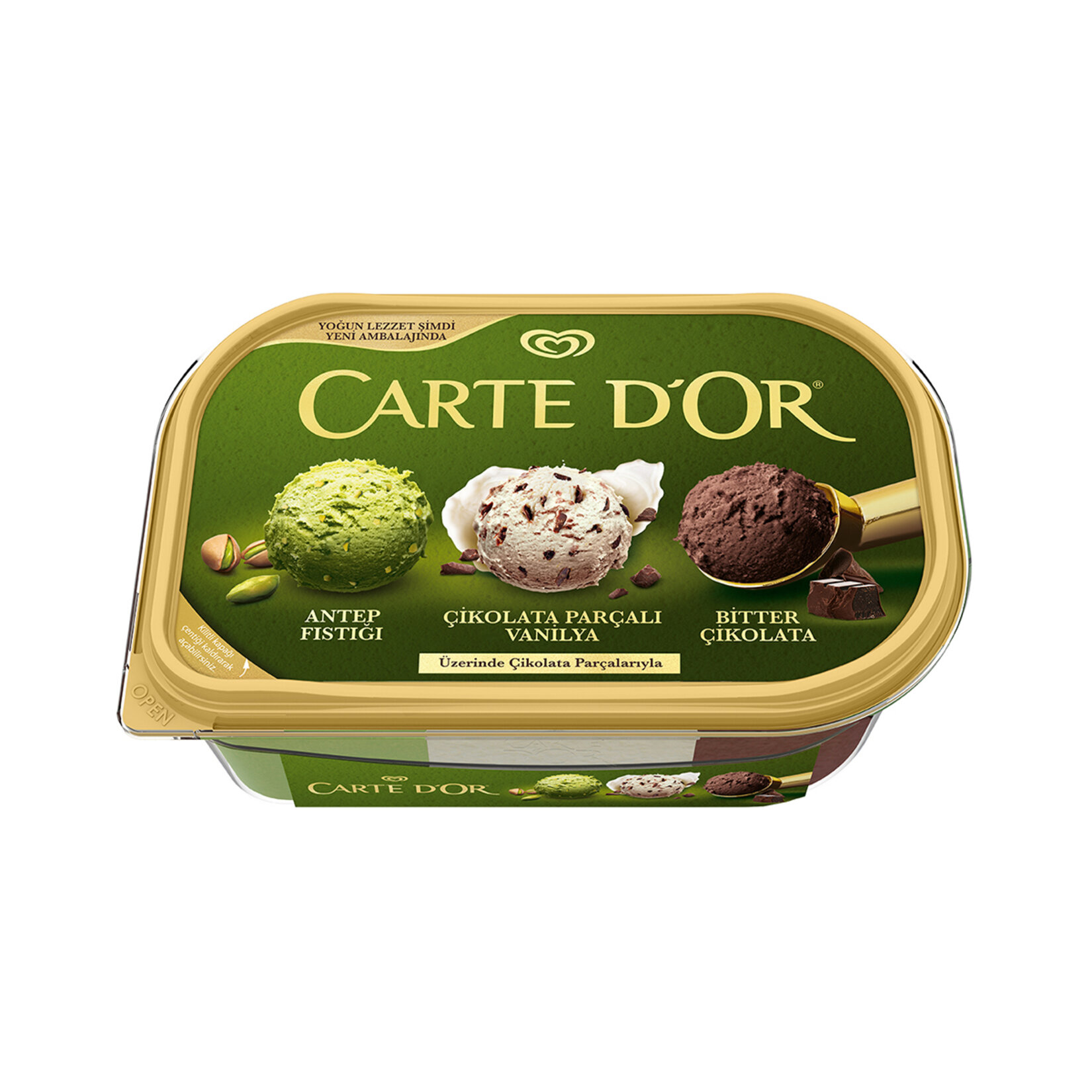 Carte d'Or Antep Fıstığı Vanilya Bitter Çikolata 850 ml