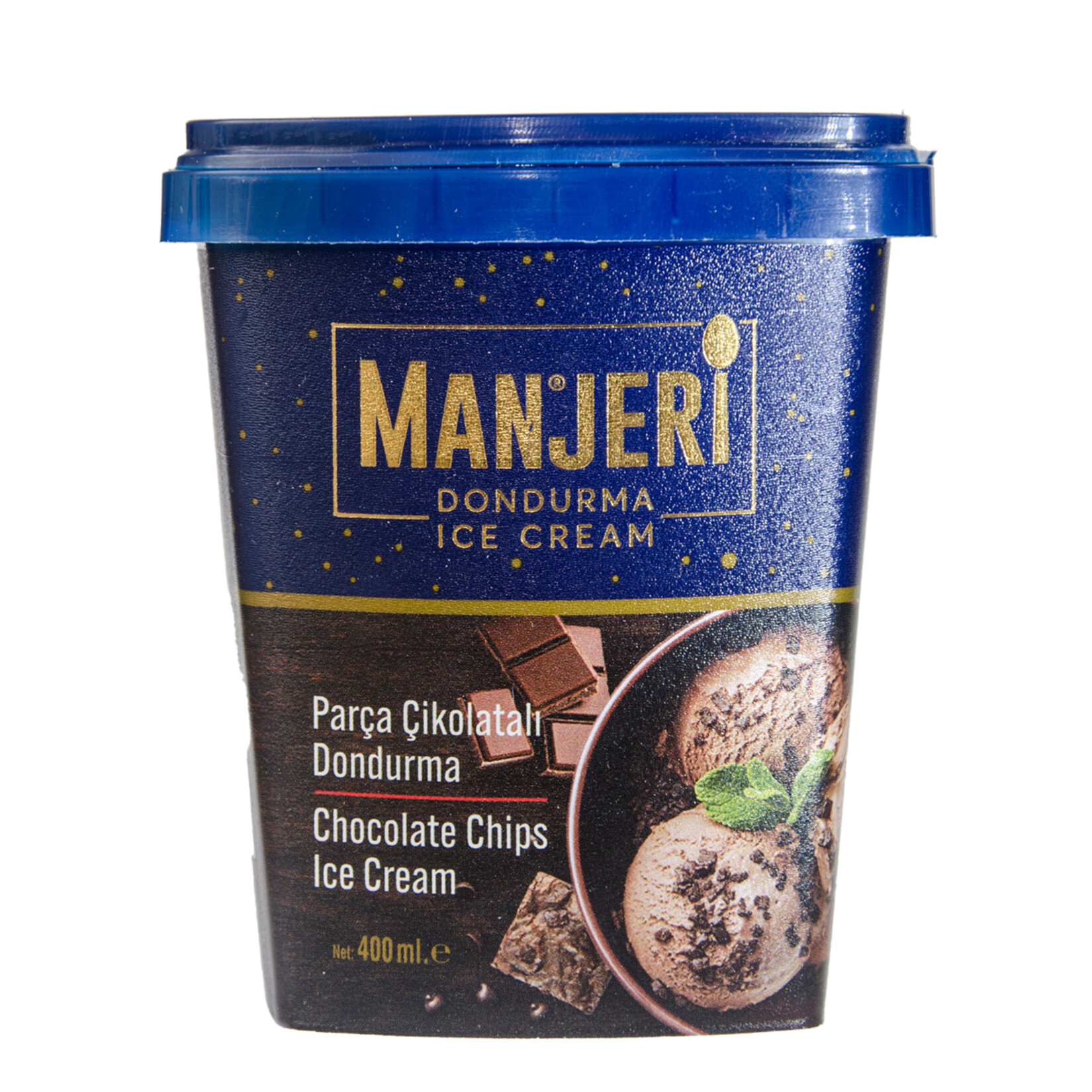 Manjeri Parça Çikolatalı Dondurma 400 Ml