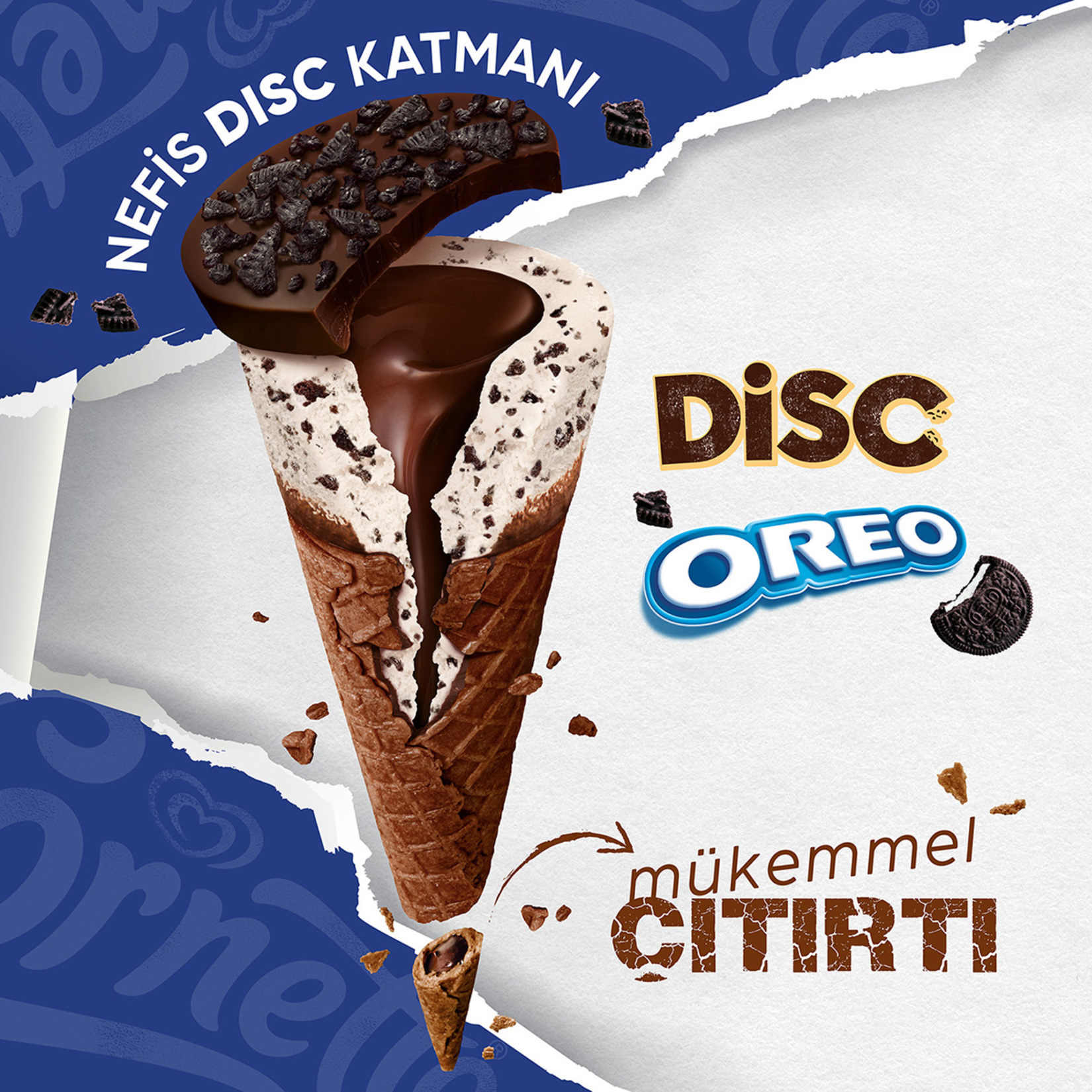 Cornetto Disc Oreo 130 Ml - Görsel 3