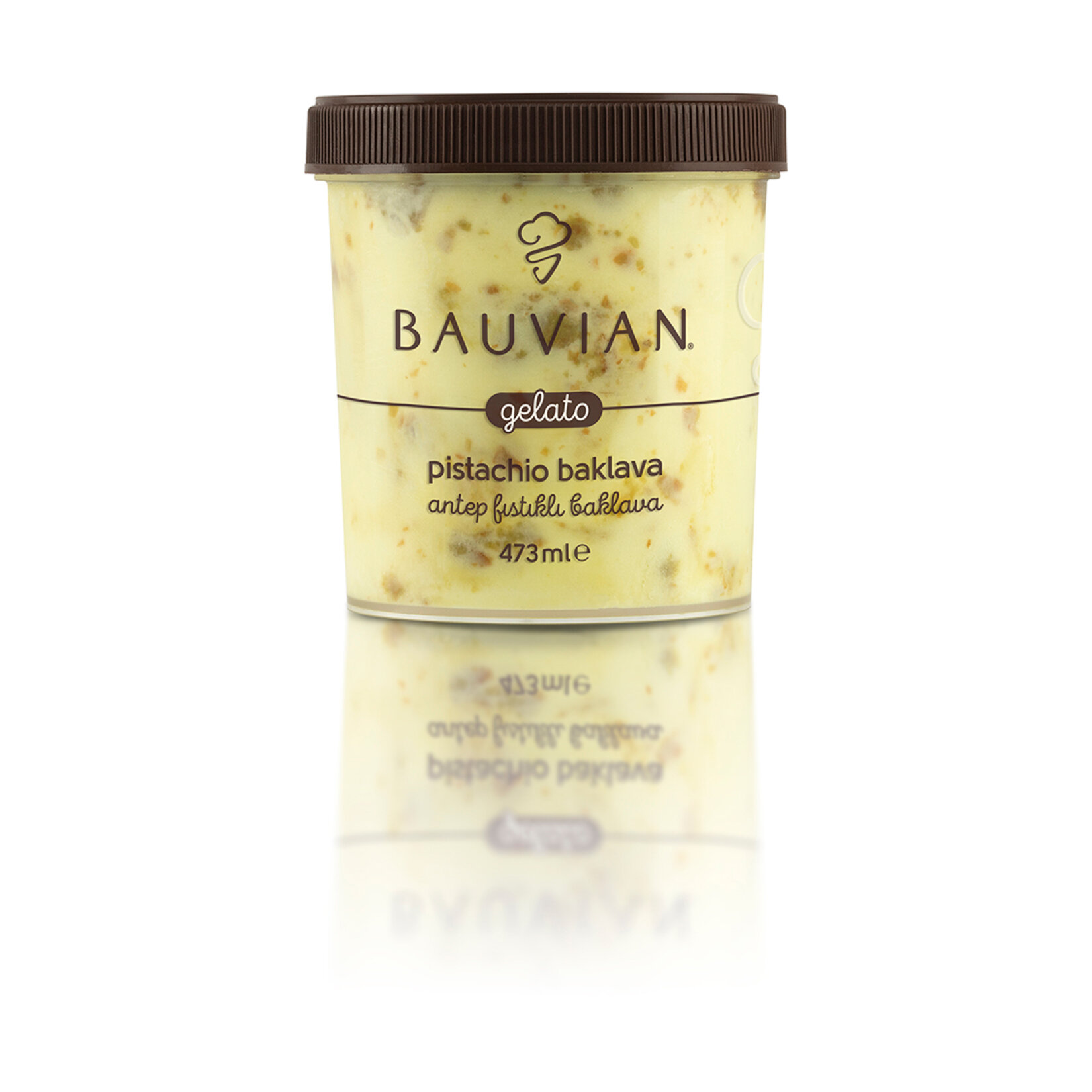 Bauvian Antep Fıstıklı Baklavalı Dondurma 473 ml