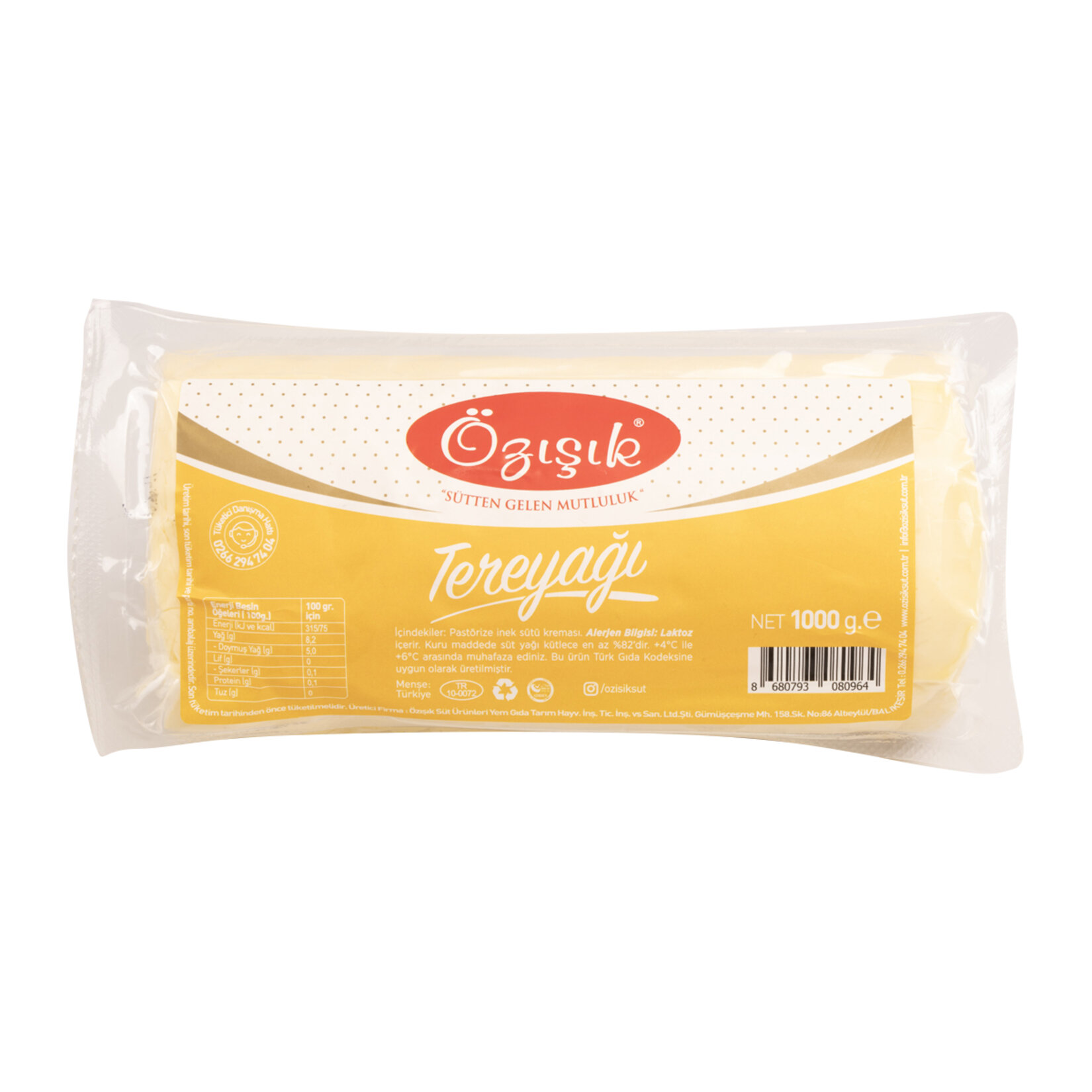 Özışık Tereyağı 1 Kg