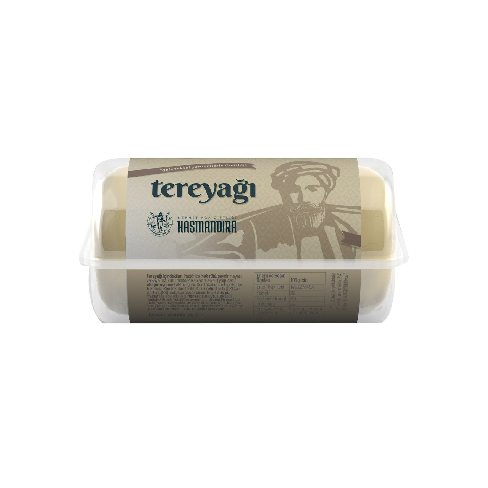 Hasmandıra Tereyağı 600 G