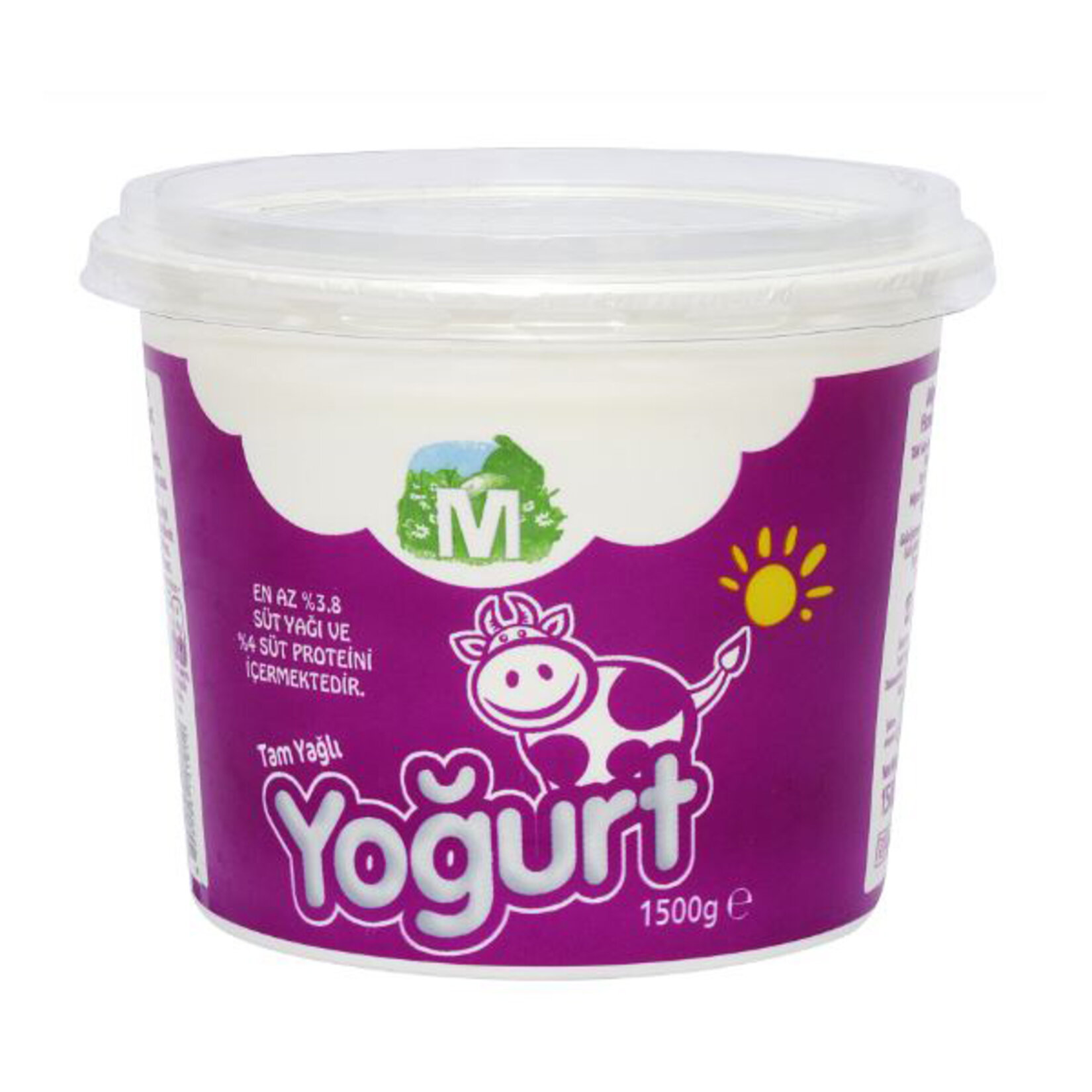 Migros Tam Yağlı Homojenize Yoğurt 1500 G