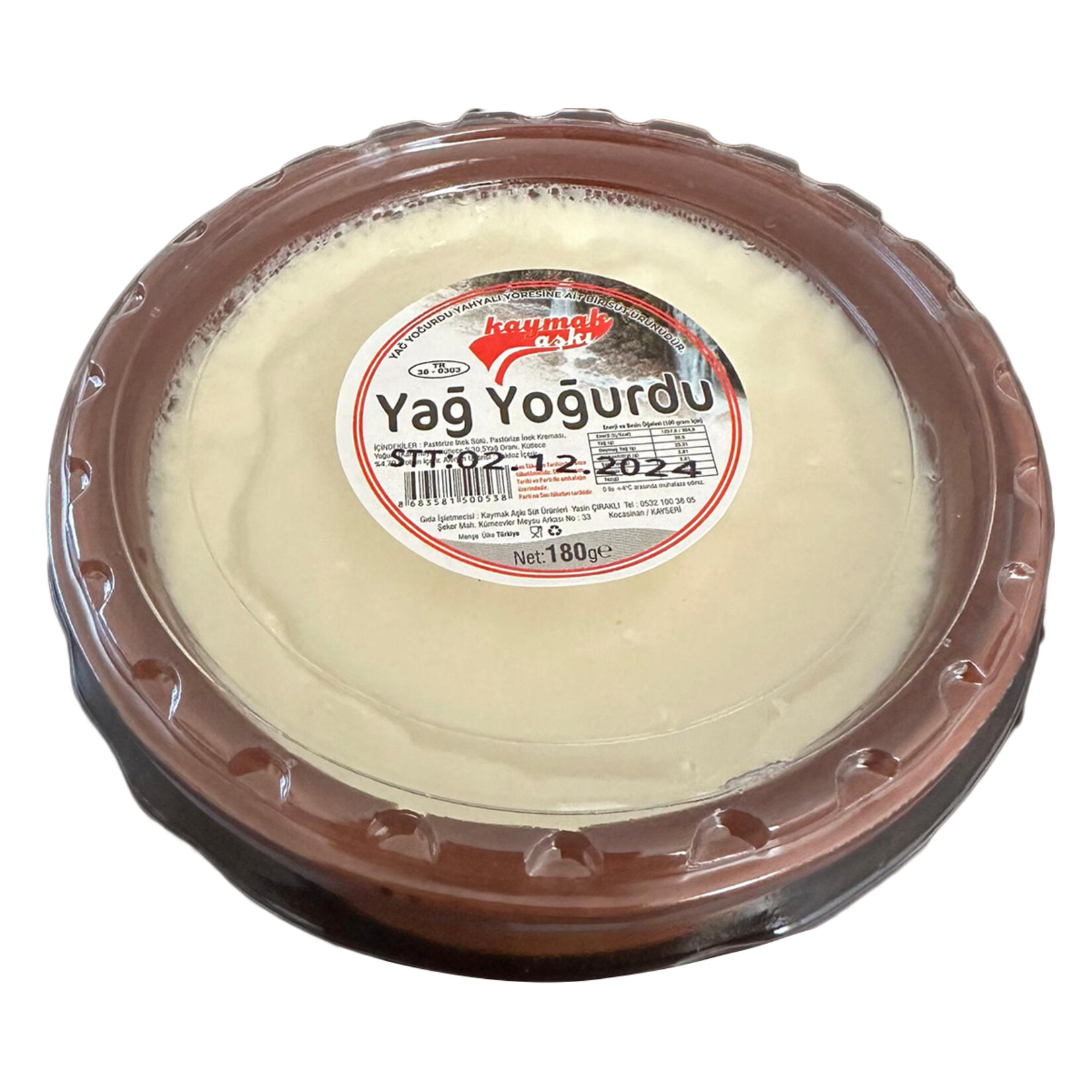 Kaymak Aşkı Yağ Yoğurdu 180 G