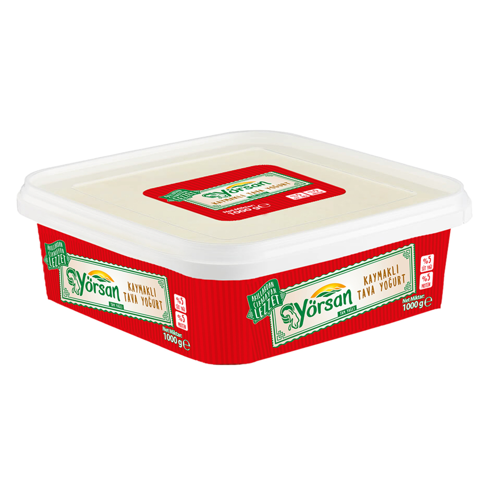 Yörsan Tam Yağlı Kaymaklı Tava Yoğurt 1 Kg