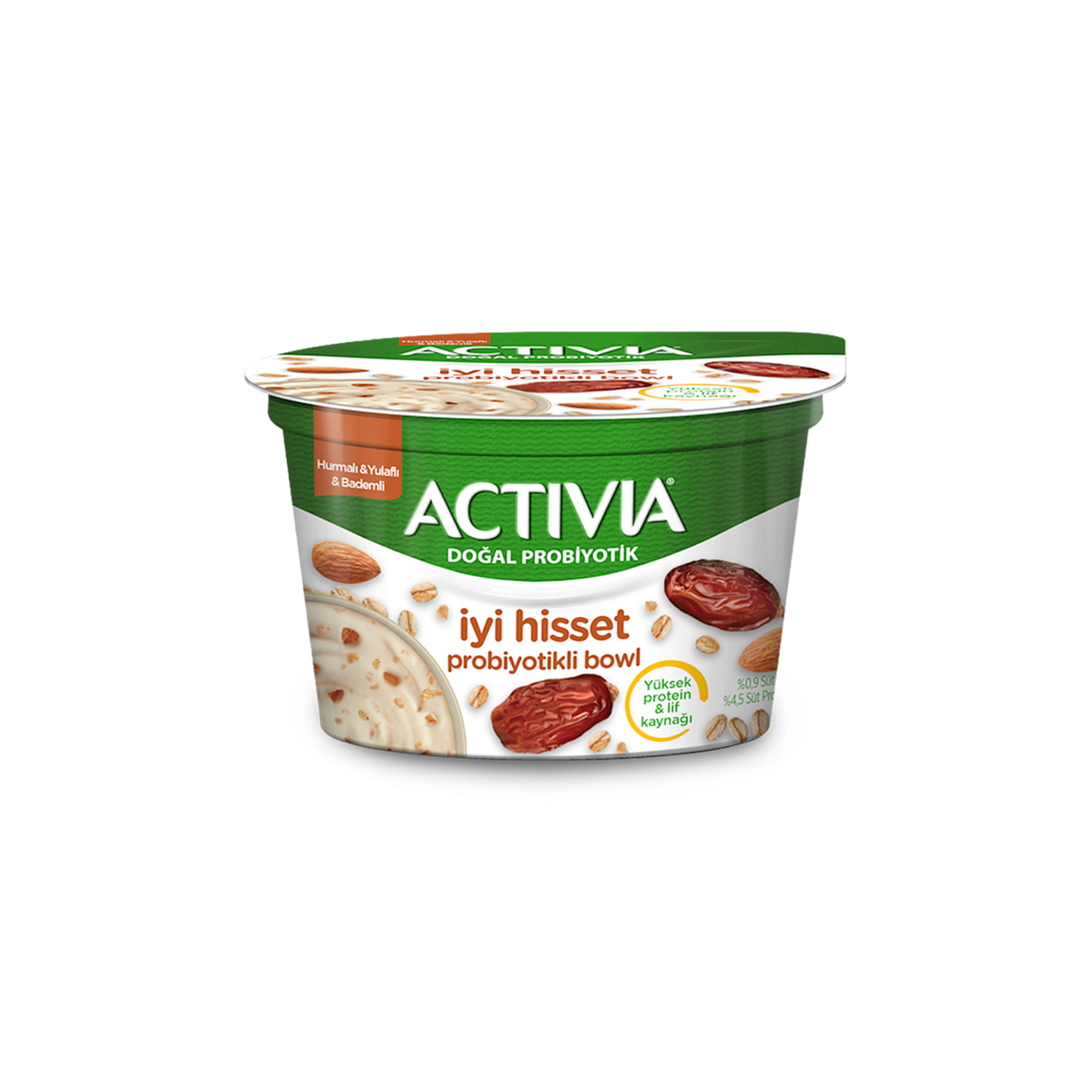 Activia İyi Hisset Probiyotik Bowl Hurma & Yulaf & Badem 150 G - Görsel 1