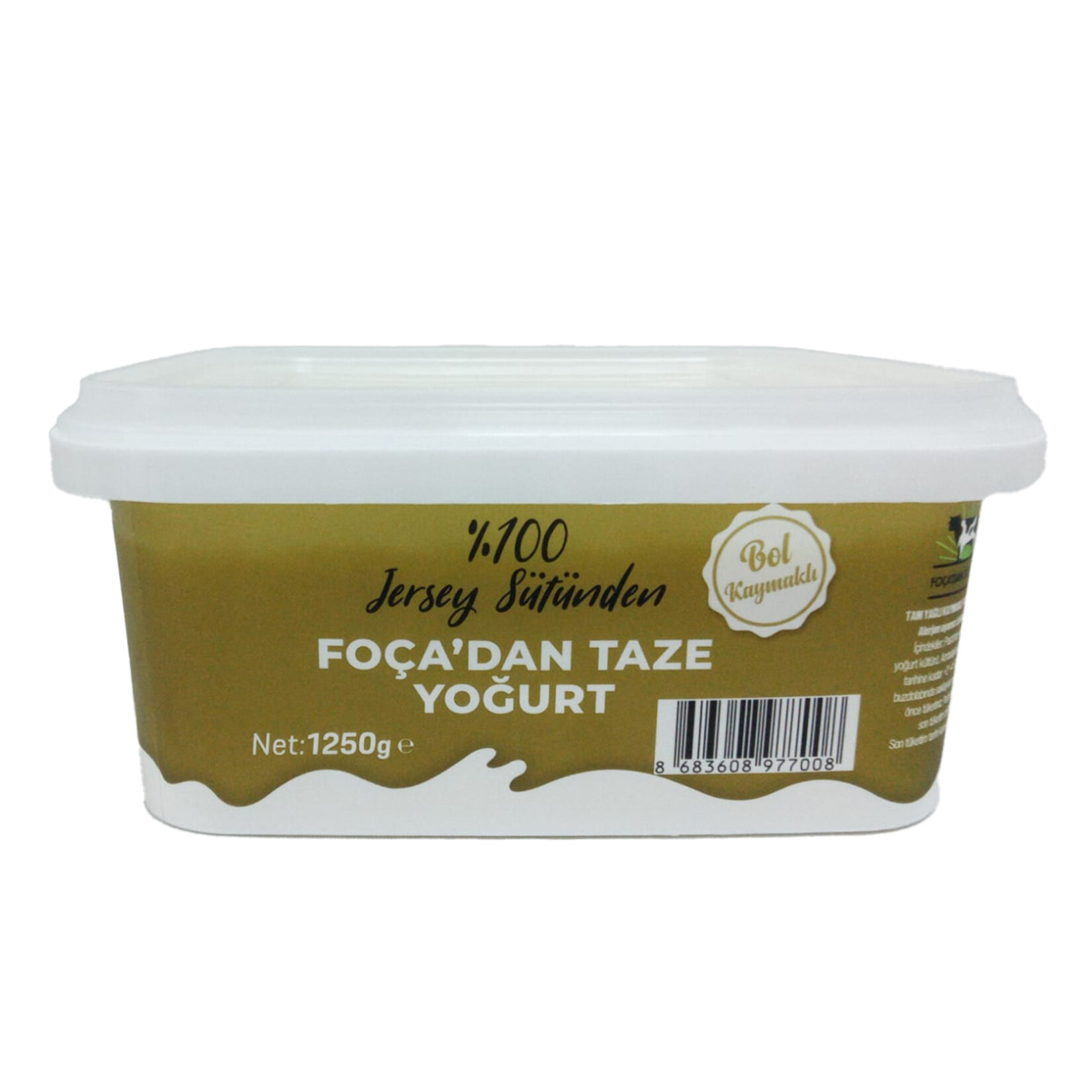 Foçadan %100 Jersey Sütünden Kaymaklı Yoğurt 1250 G