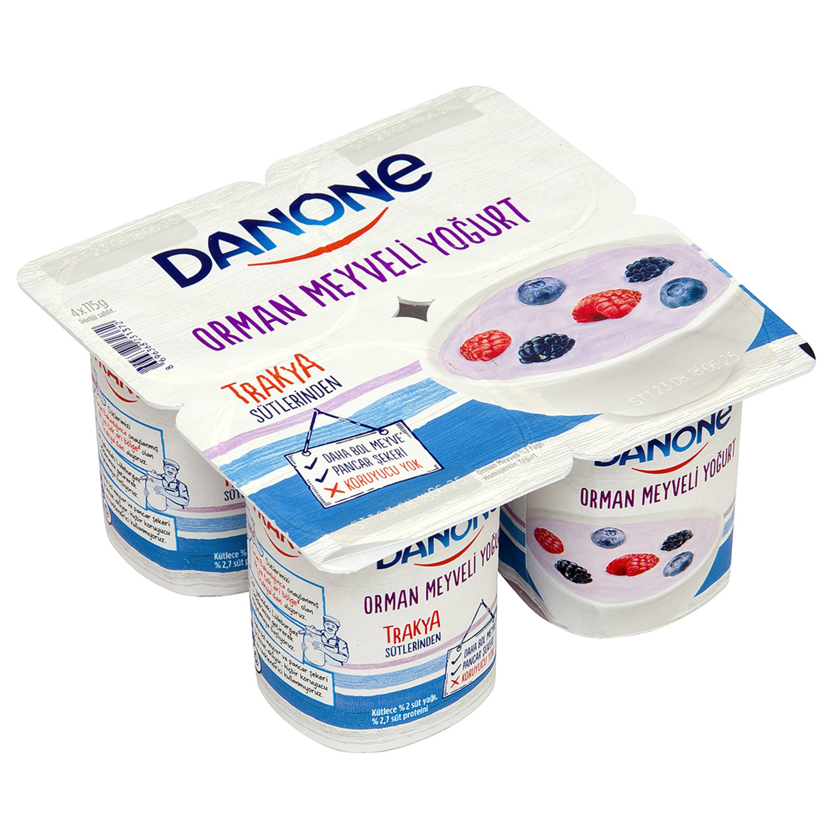 Danone Orman Meyveli Yoğurt 4X115g