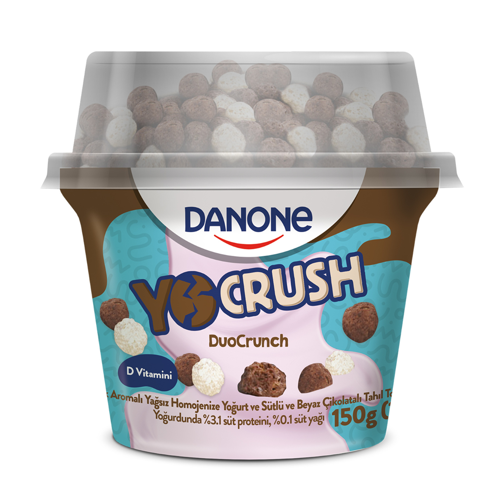 Danone Yocrush İkili Renk Topçuk 150 G