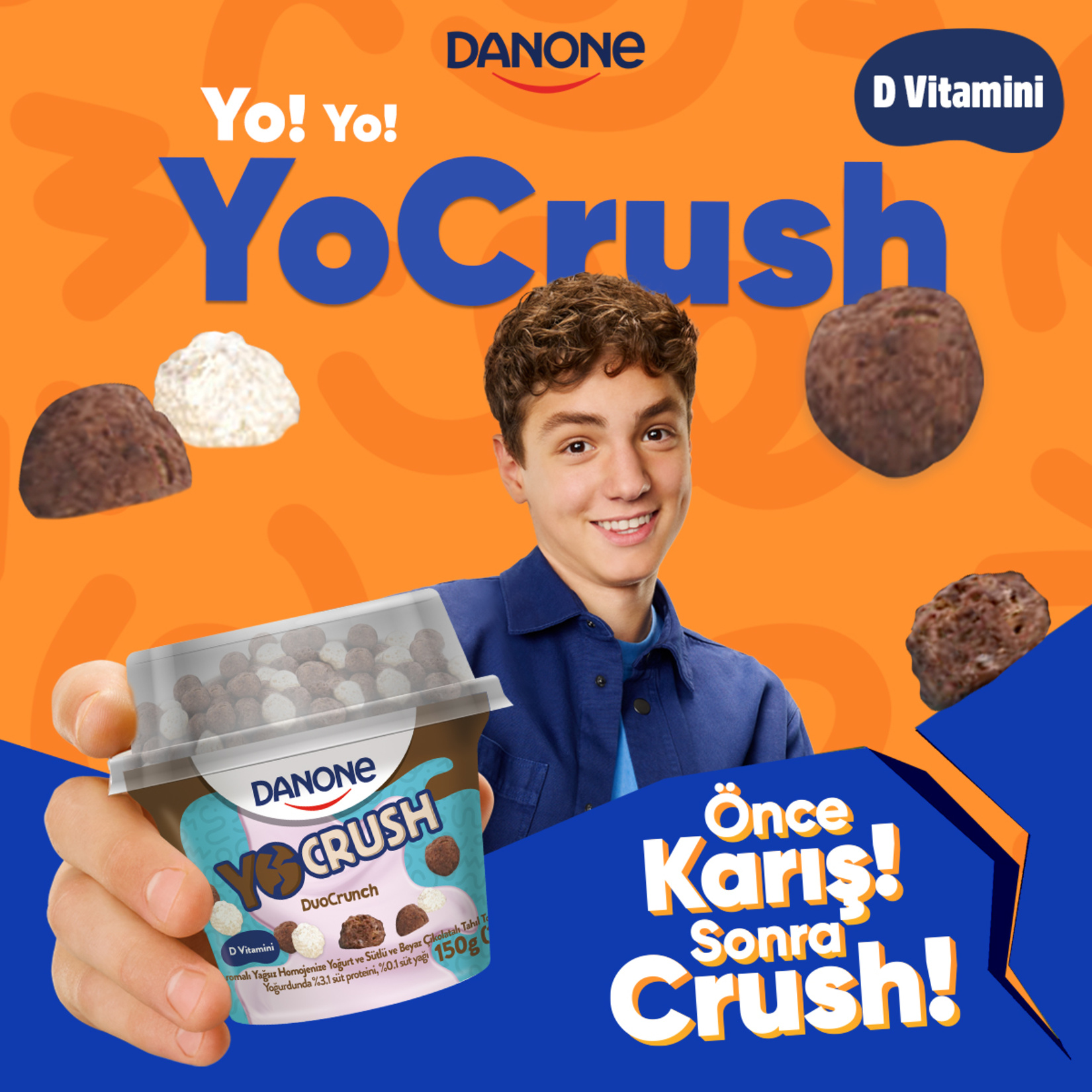 Danone Yocrush İkili Renk Topçuk 150 G - Görsel 2