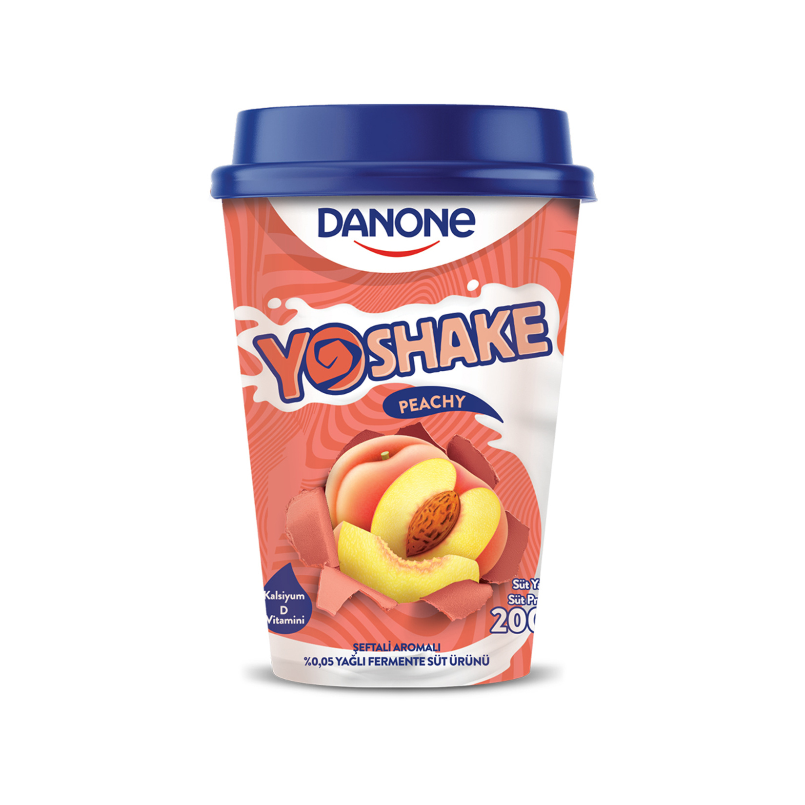 Danone Yoshake Peachy 200 Ml - Görsel 1