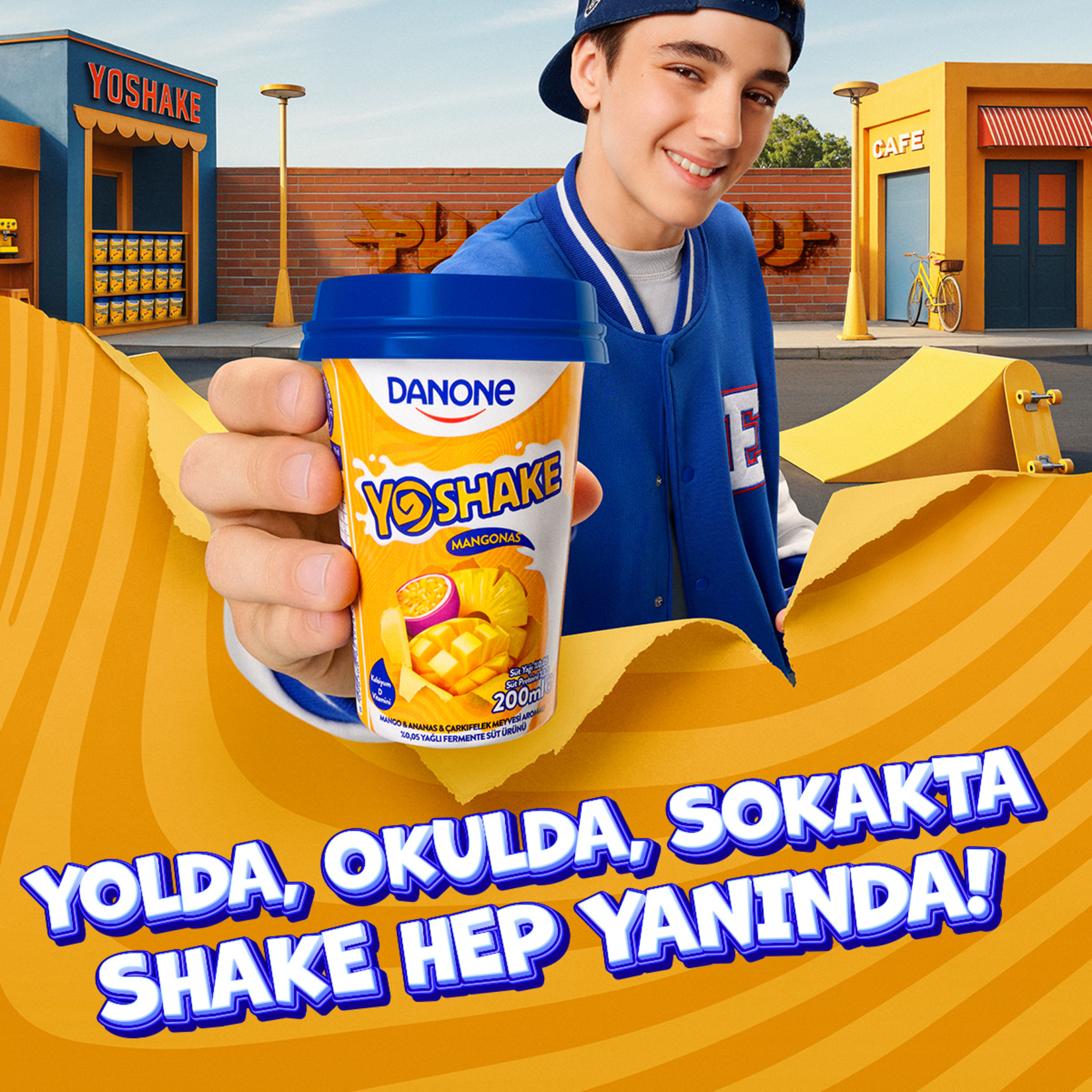 Danone Yoshake Mangonas 200 Ml - Görsel 3