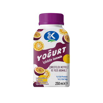 Sek Yuzu & Çarkıfelek Meyveli İçilebilir Yoğurt 250 Ml