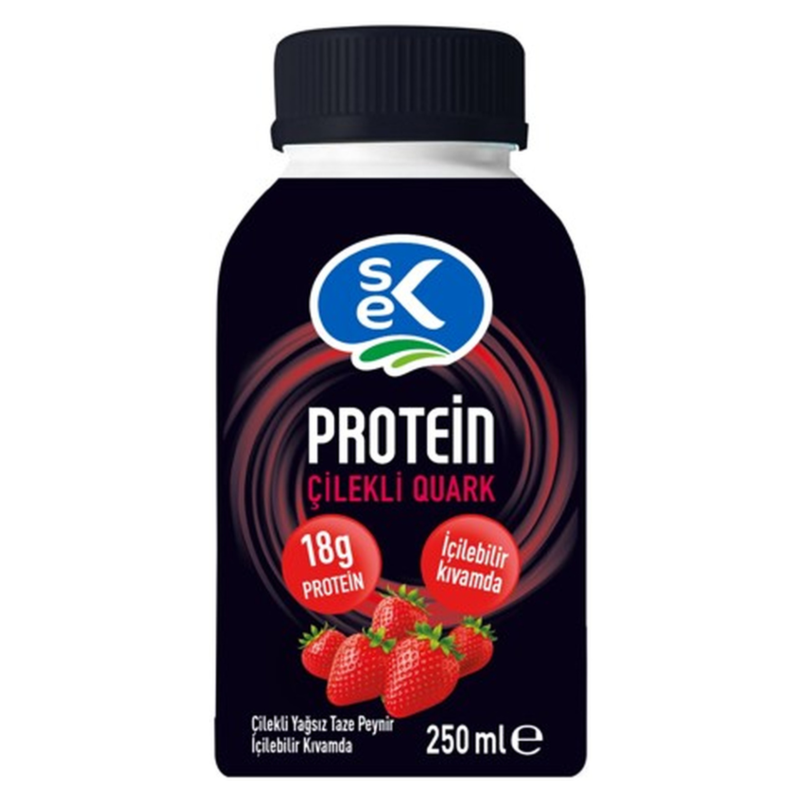 Sek Protein Çilekli İçilebilir Quark 250 Ml
