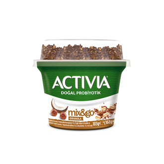 Activia Mix & Go Kakao Fındık Yulaflı Granola & Yoğurt 183 G
