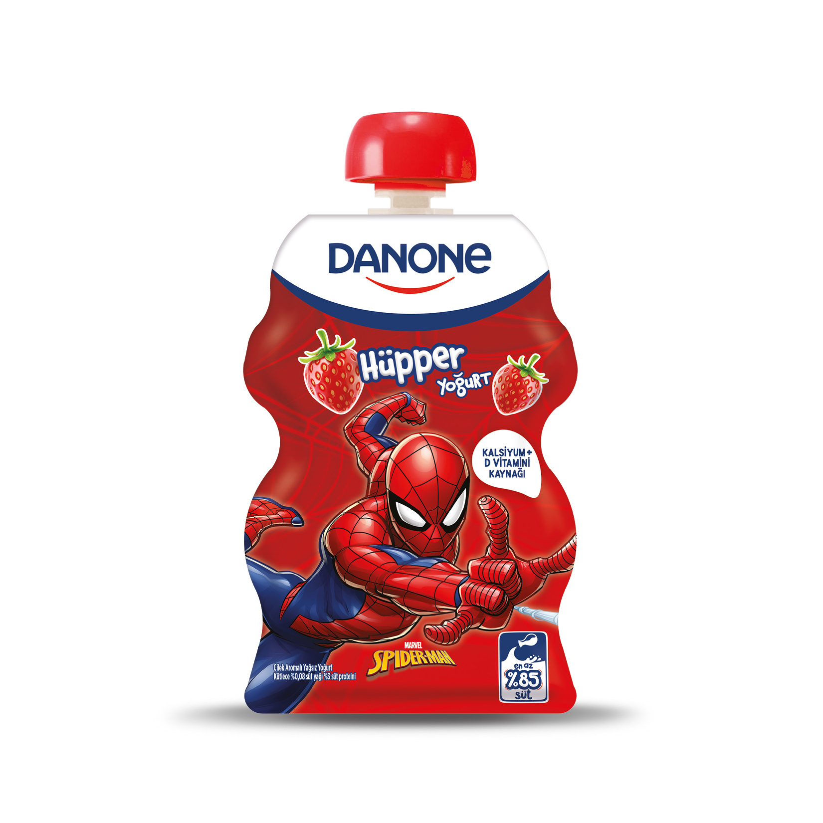Danone Hüpper Çilek Aromalı Yoğurt 67 G - Görsel 1