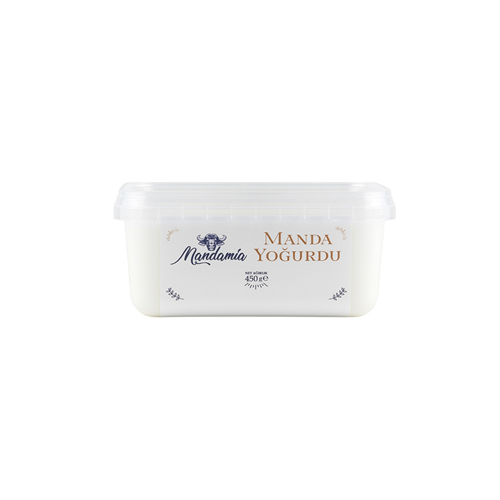 Mandamia Tam Yağlı Kaymaklı Manda Yoğurdu 450 G - Görsel 3