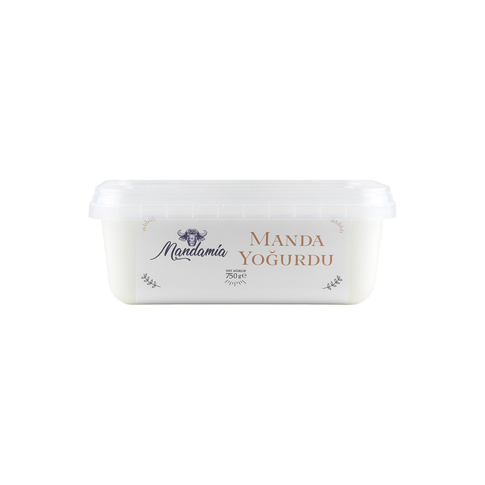 Mandamia Tam Yağlı Kaymaklı Manda Yoğurdu 750 G - Görsel 2
