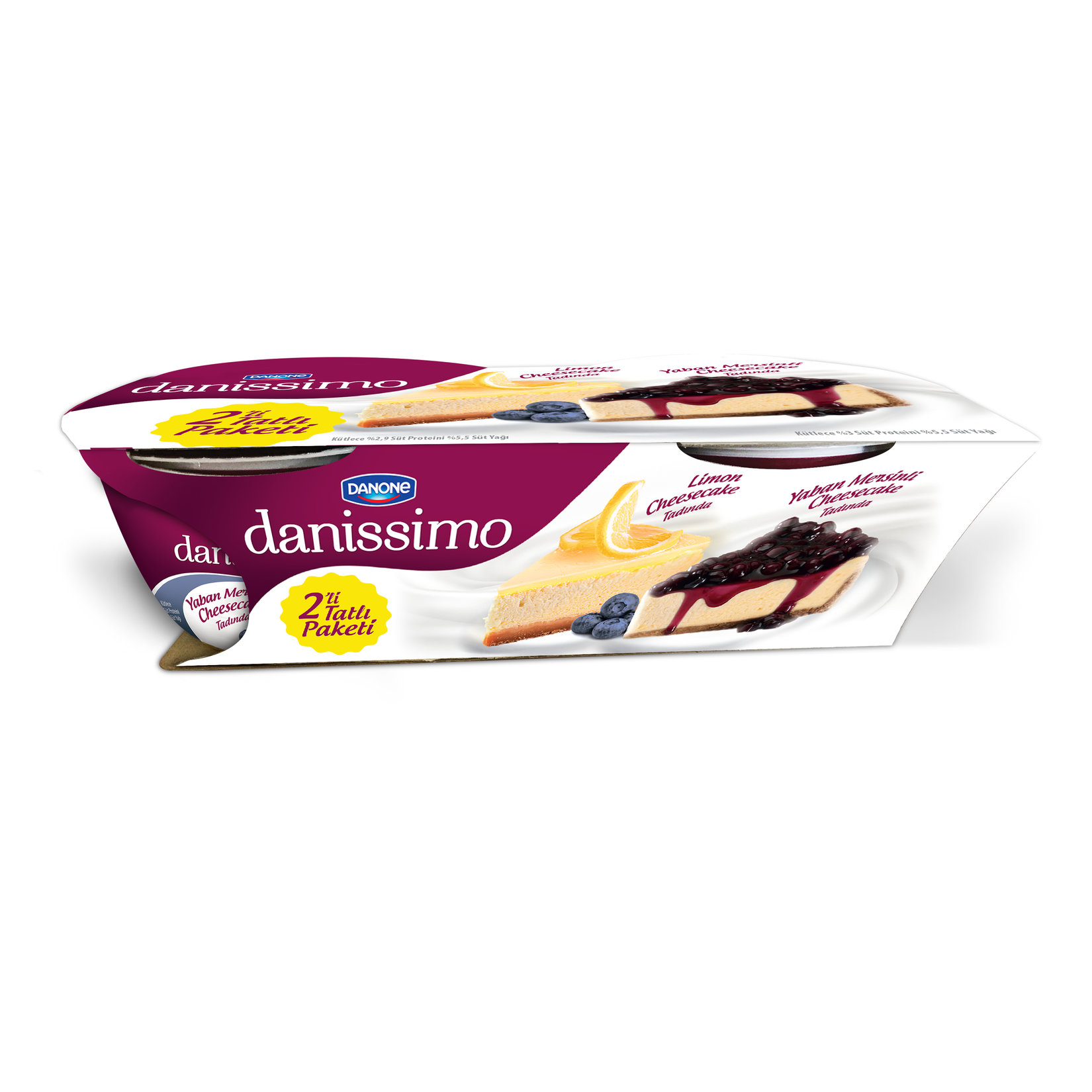 Danone Danissimo Limon - Yabanmersini Cheesecake 2X125g